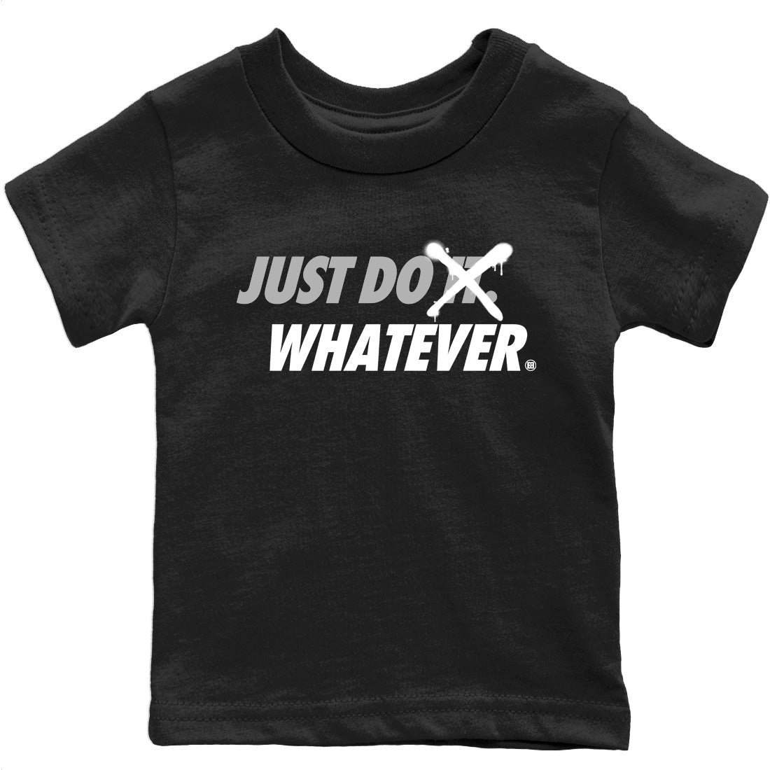 Just Do Whatever Kids Tops - Air Jordan 4 Military Black