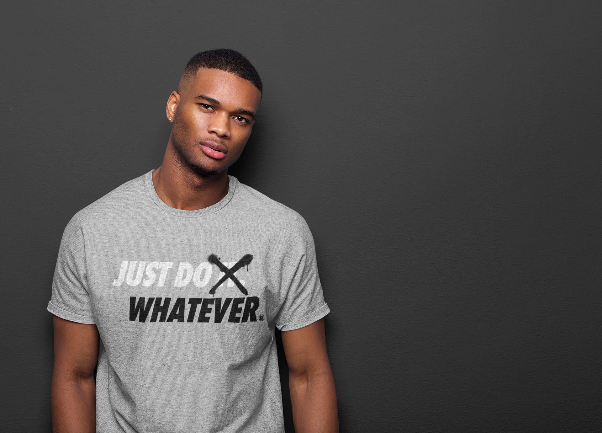 Just Do Whatever Unisex Tops - Air Jordan 4 Military Black