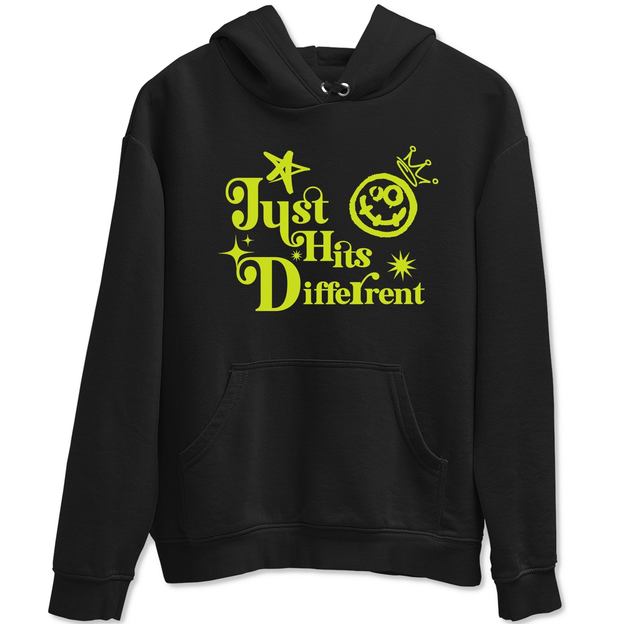 Just Hits Different snkmatch Tees - Air Foamposite One Black Volt