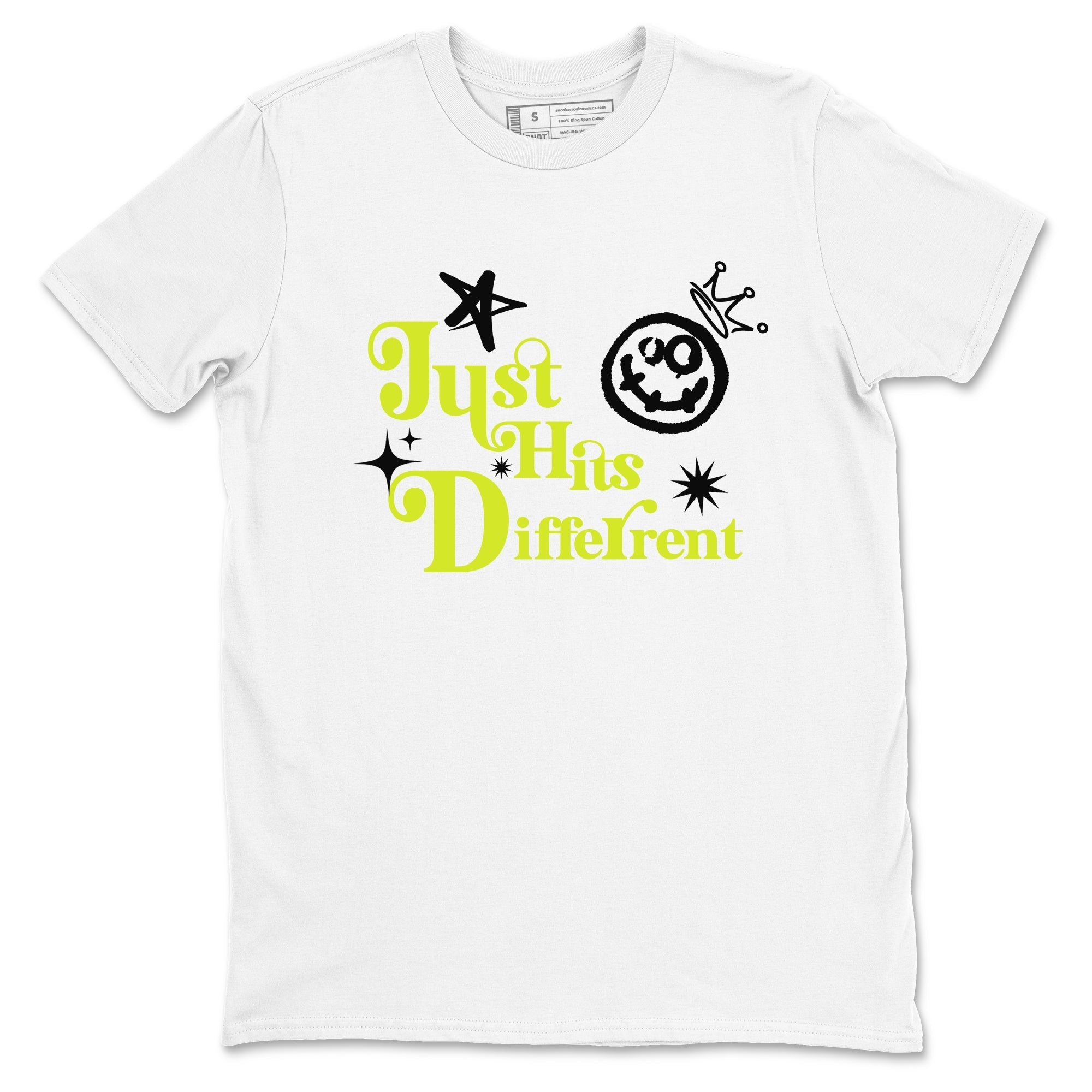 Just Hits Different snkmatch Tees - Air Foamposite One Black Volt