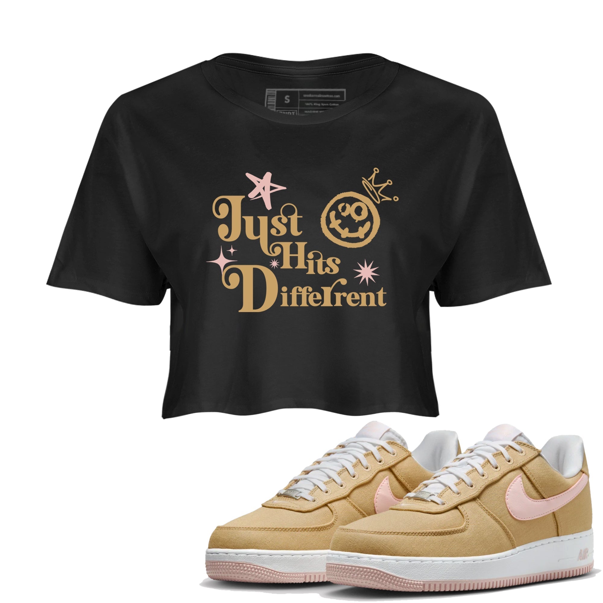 Just Hits Different snkmatch Women's Top - Air Force 1 Linen
