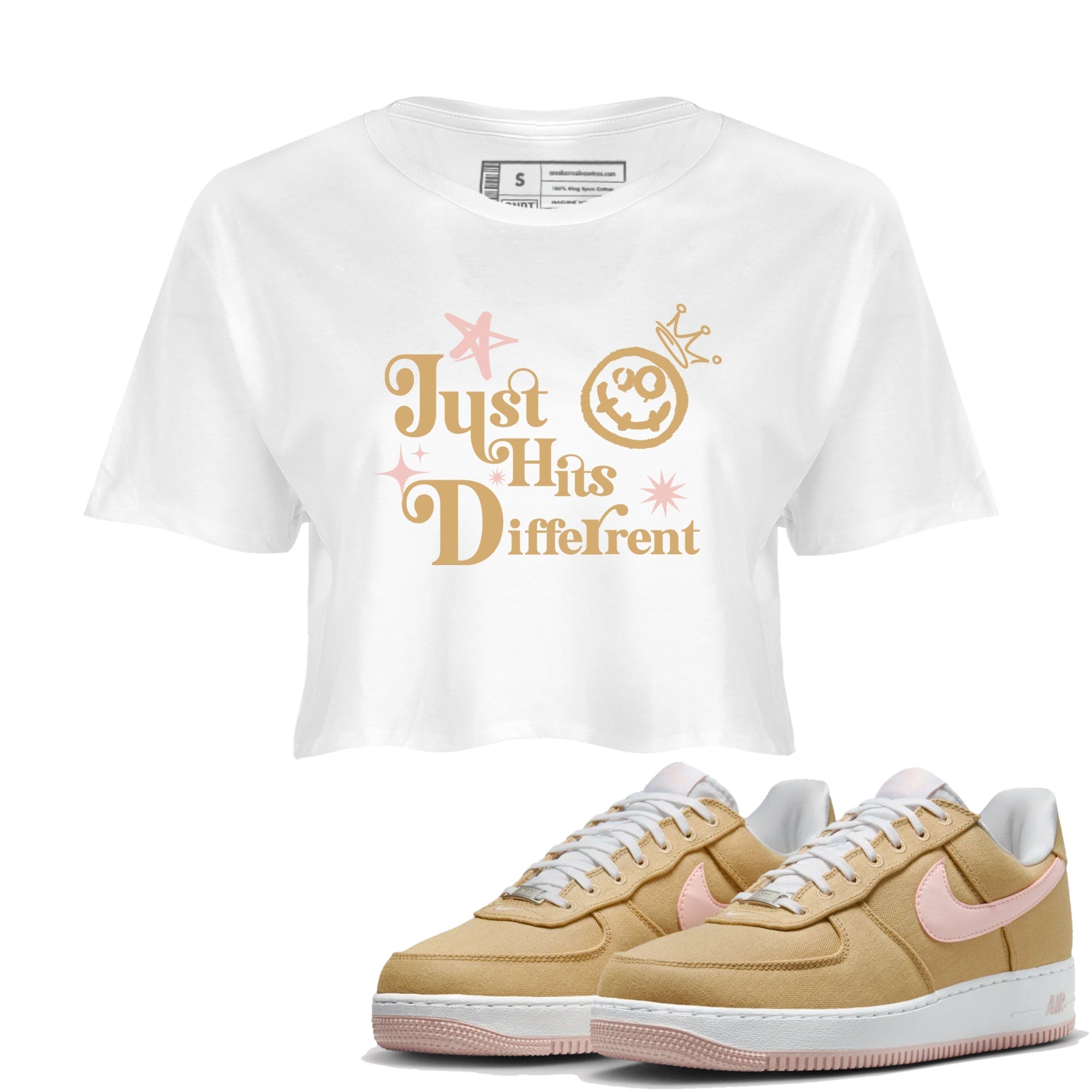 Just Hits Different snkmatch Women's Top - Air Force 1 Linen