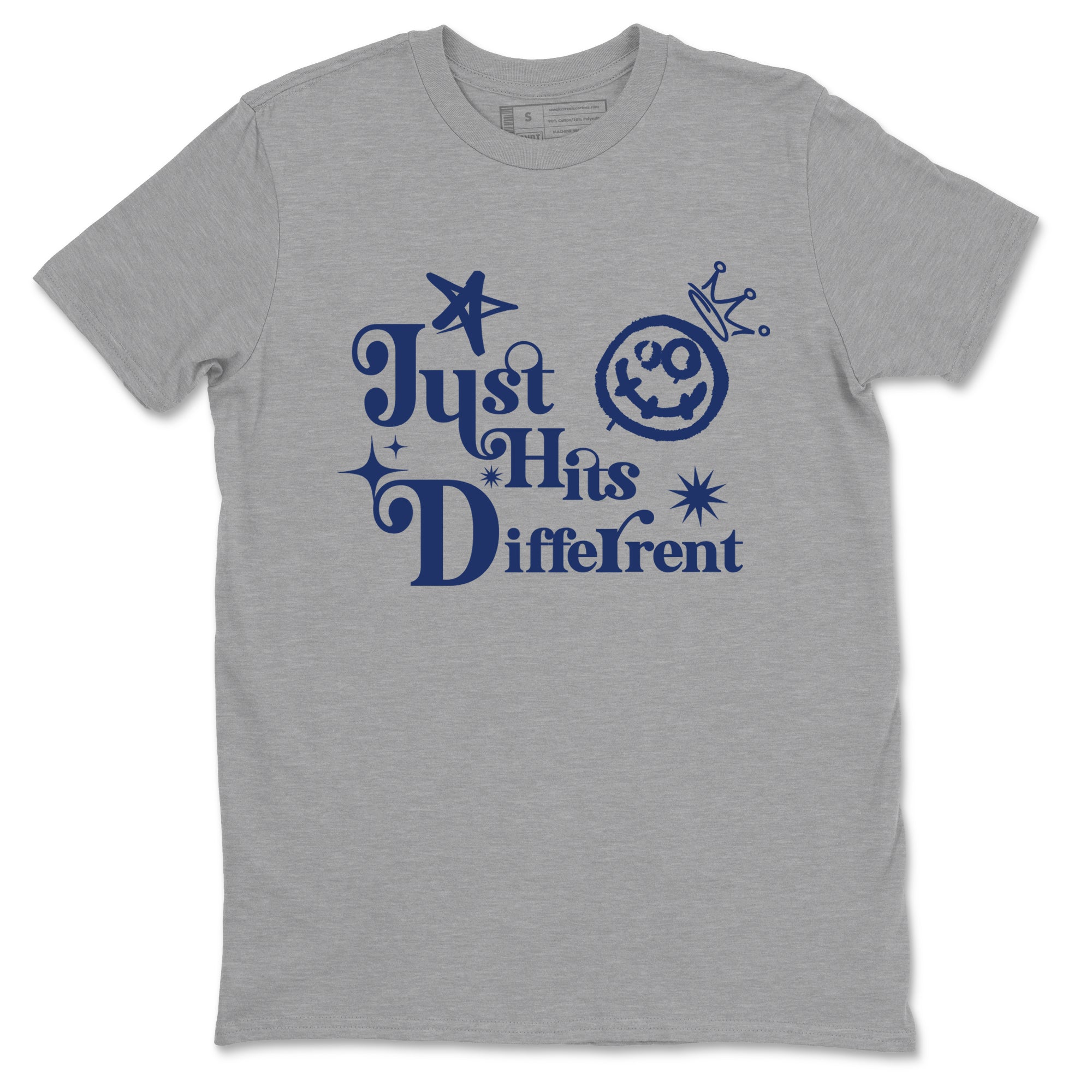 Just Hits Different snkmatch Tees - Air Jordan 1 Midnight Navy