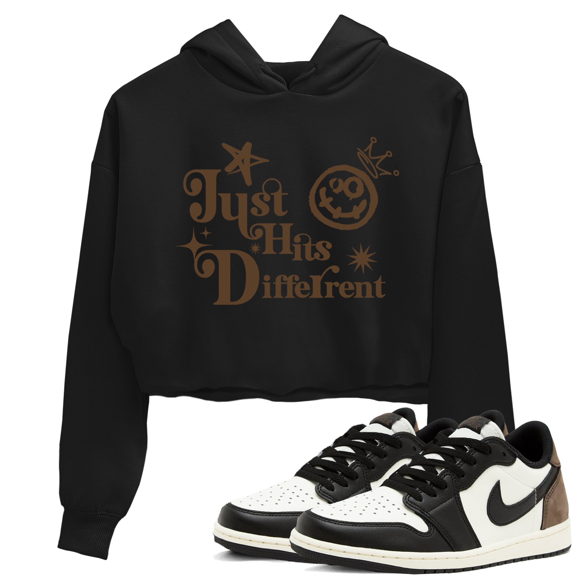 Just Hits Different snkmatch Women's Top - Air Jordan 1 Mocha
