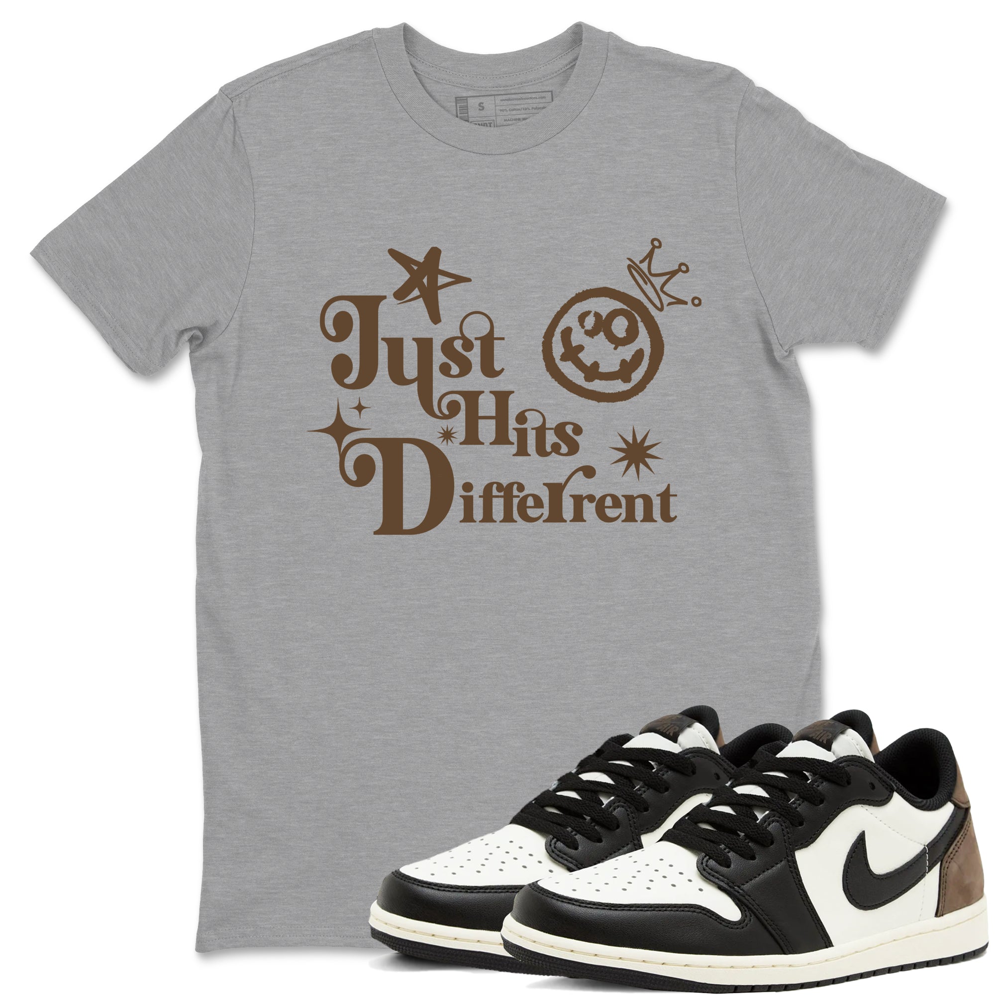 Just Hits Different snkmatch Tees - Air Jordan 1 Mocha
