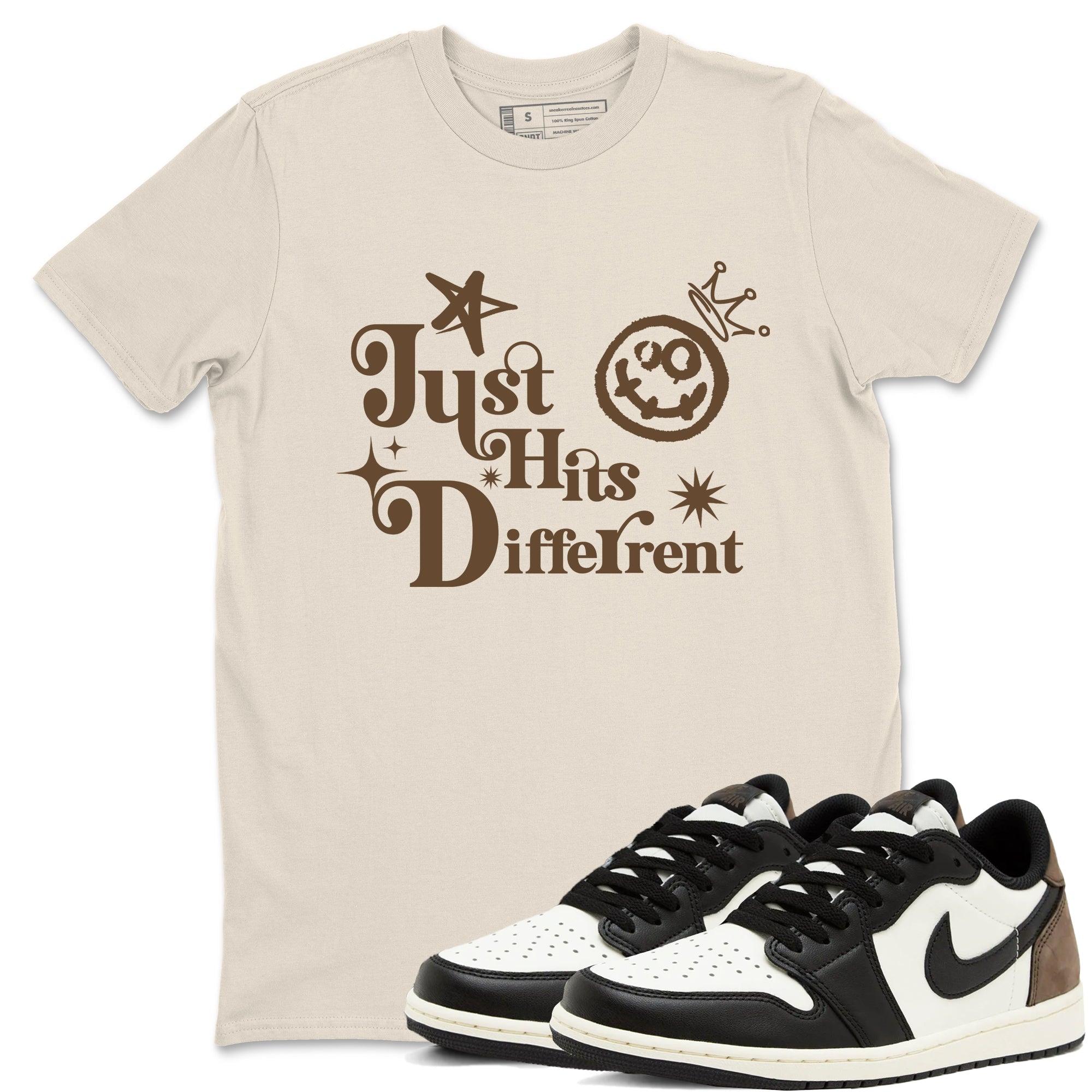 Just Hits Different snkmatch Tees - Air Jordan 1 Mocha
