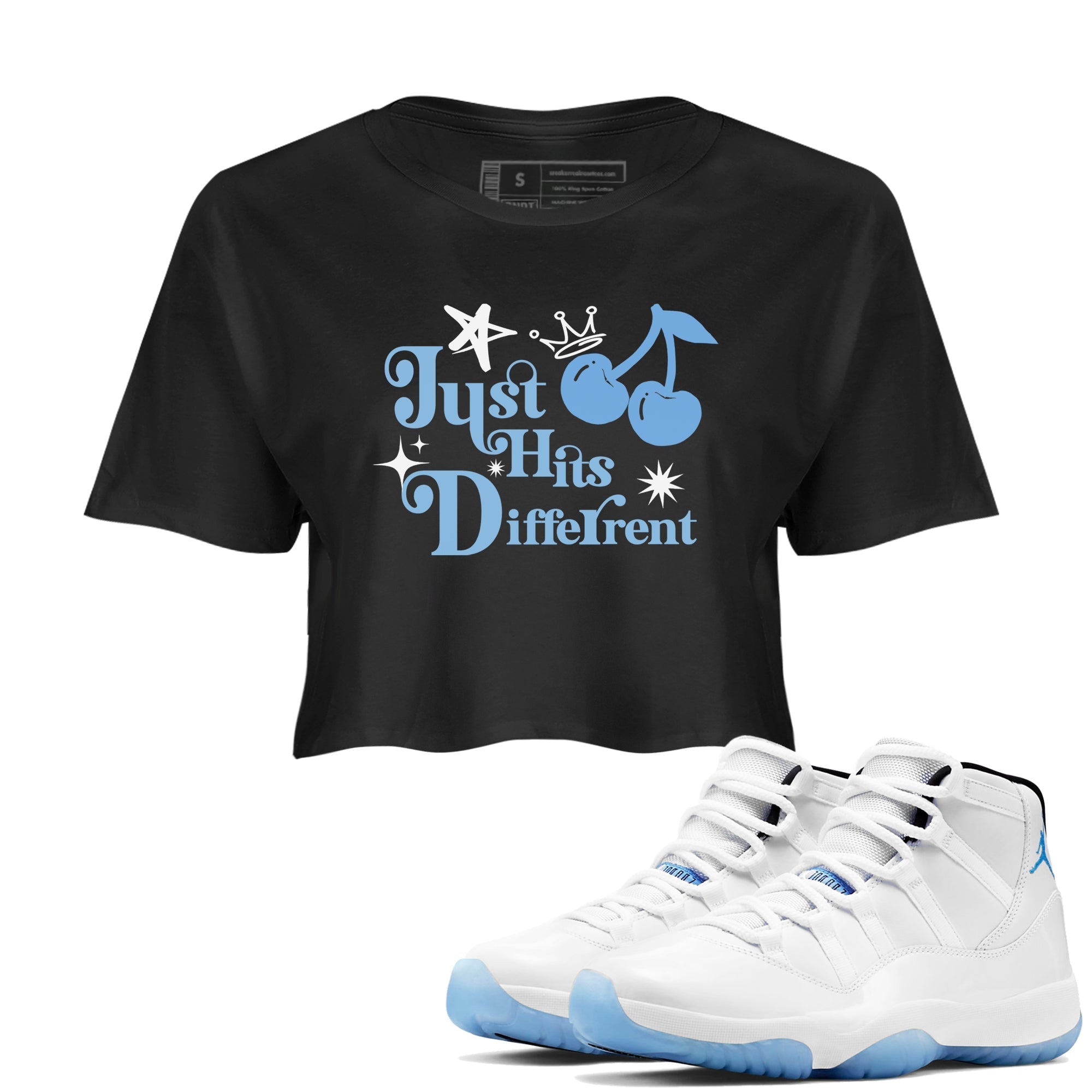 Just Hits Different snkmatch Women's Top - Air Jordan 11 Legend Blue