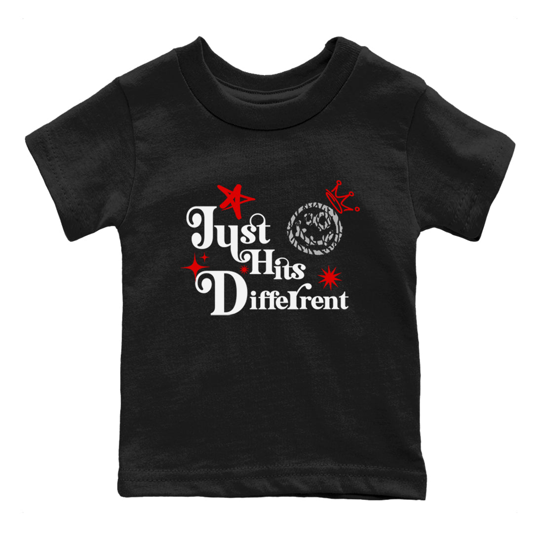 Just Hits Different snkmatch Tees Kids - Air Jordan 3 Black Cement