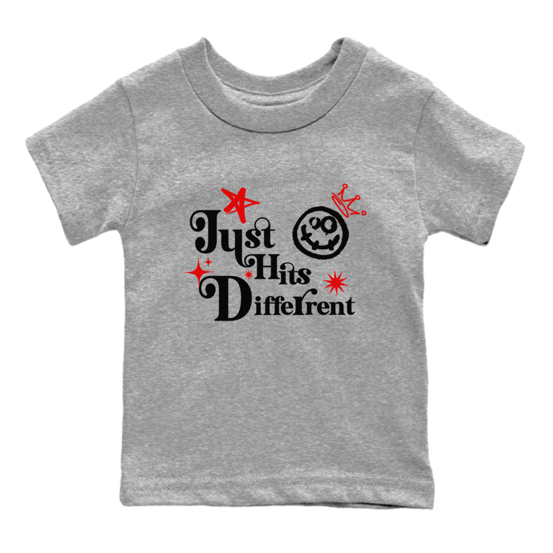 Just Hits Different snkmatch Tees Kids - Air Jordan 3 Black Cement