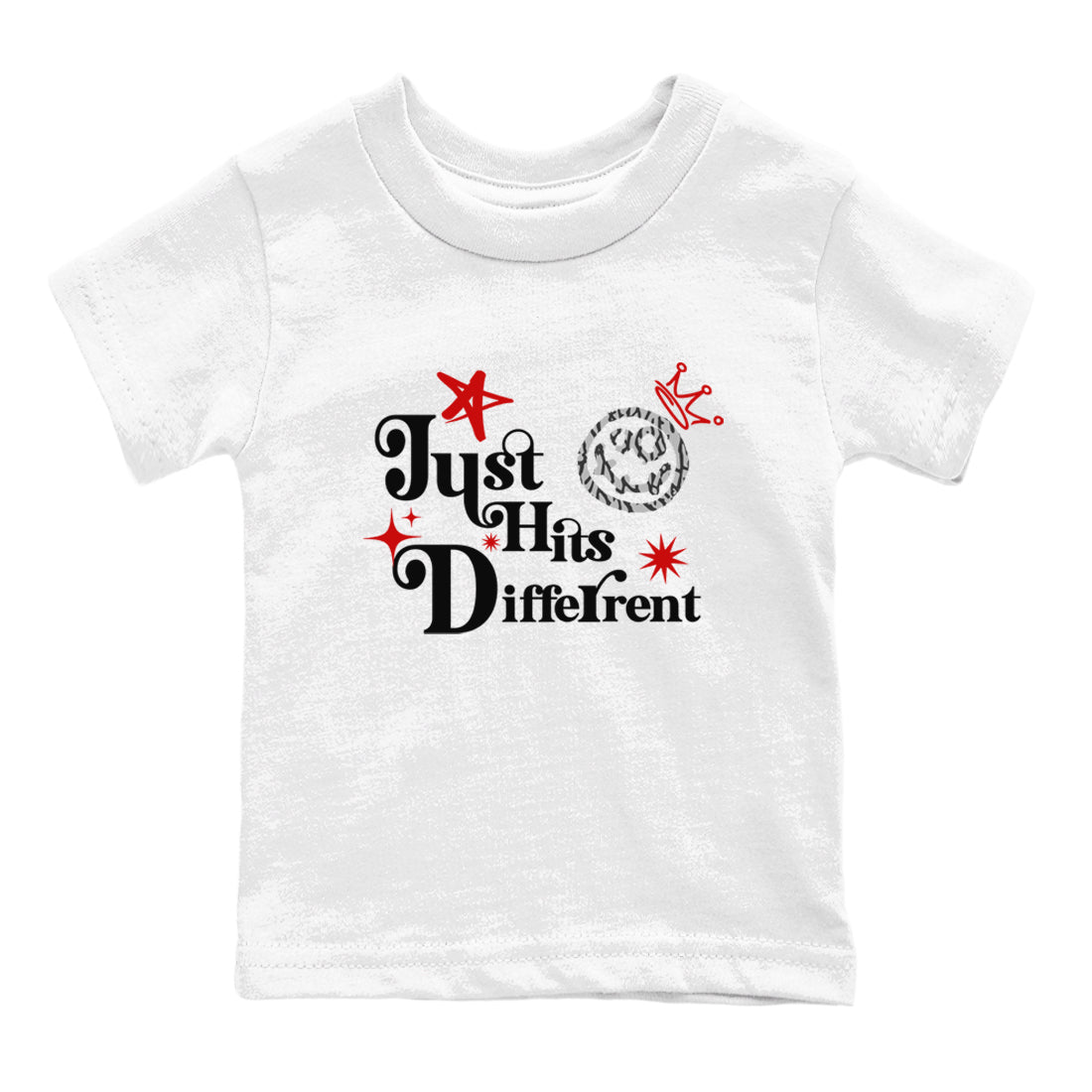 Just Hits Different snkmatch Tees Kids - Air Jordan 3 Black Cement