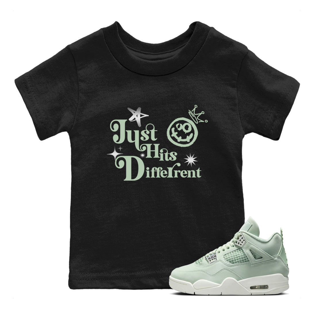 Just Hits Different snkmatch Tees Kids - Air Jordan 4 Abundance