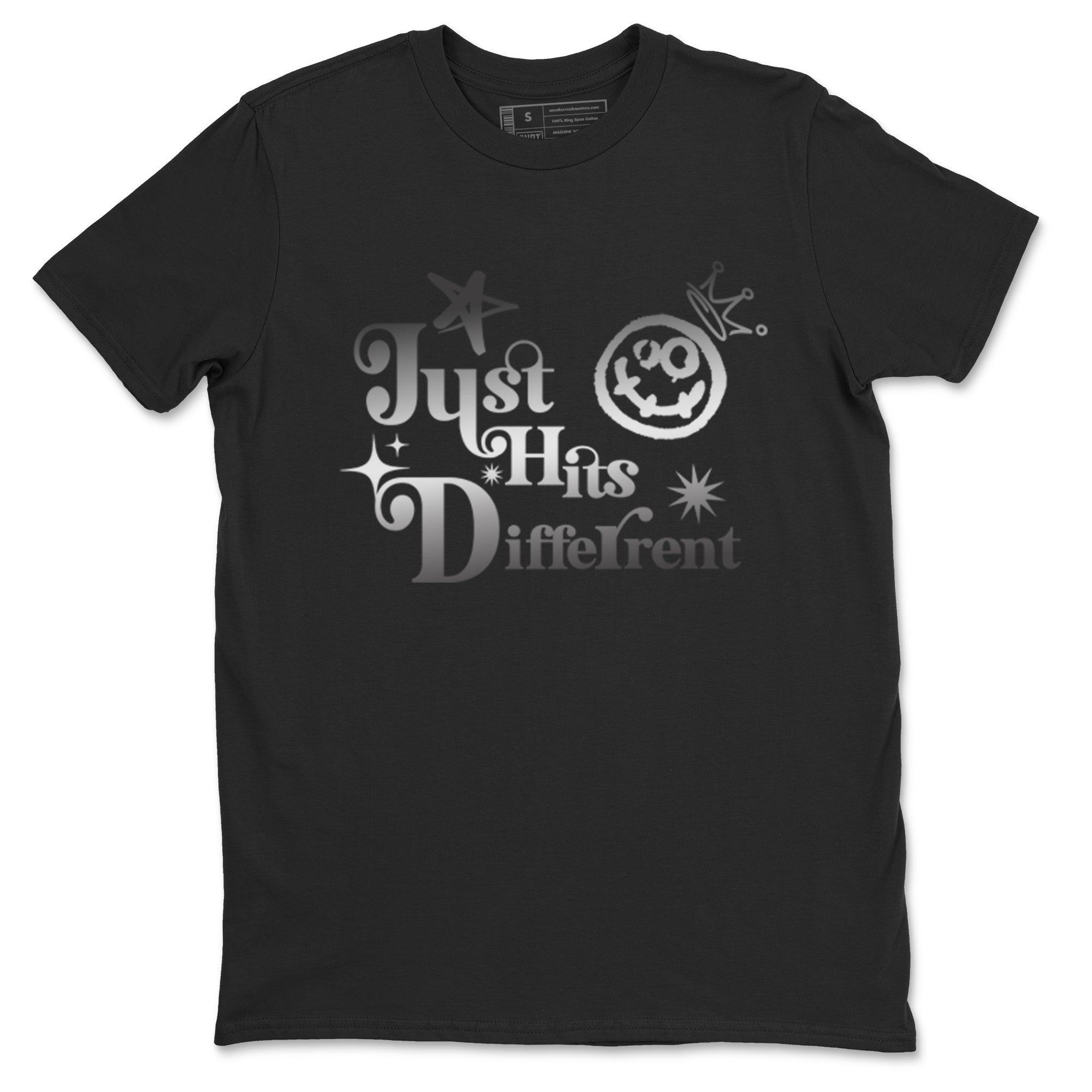 Just Hits Different snkmatch Tees - Air Jordan 4 Black Cat