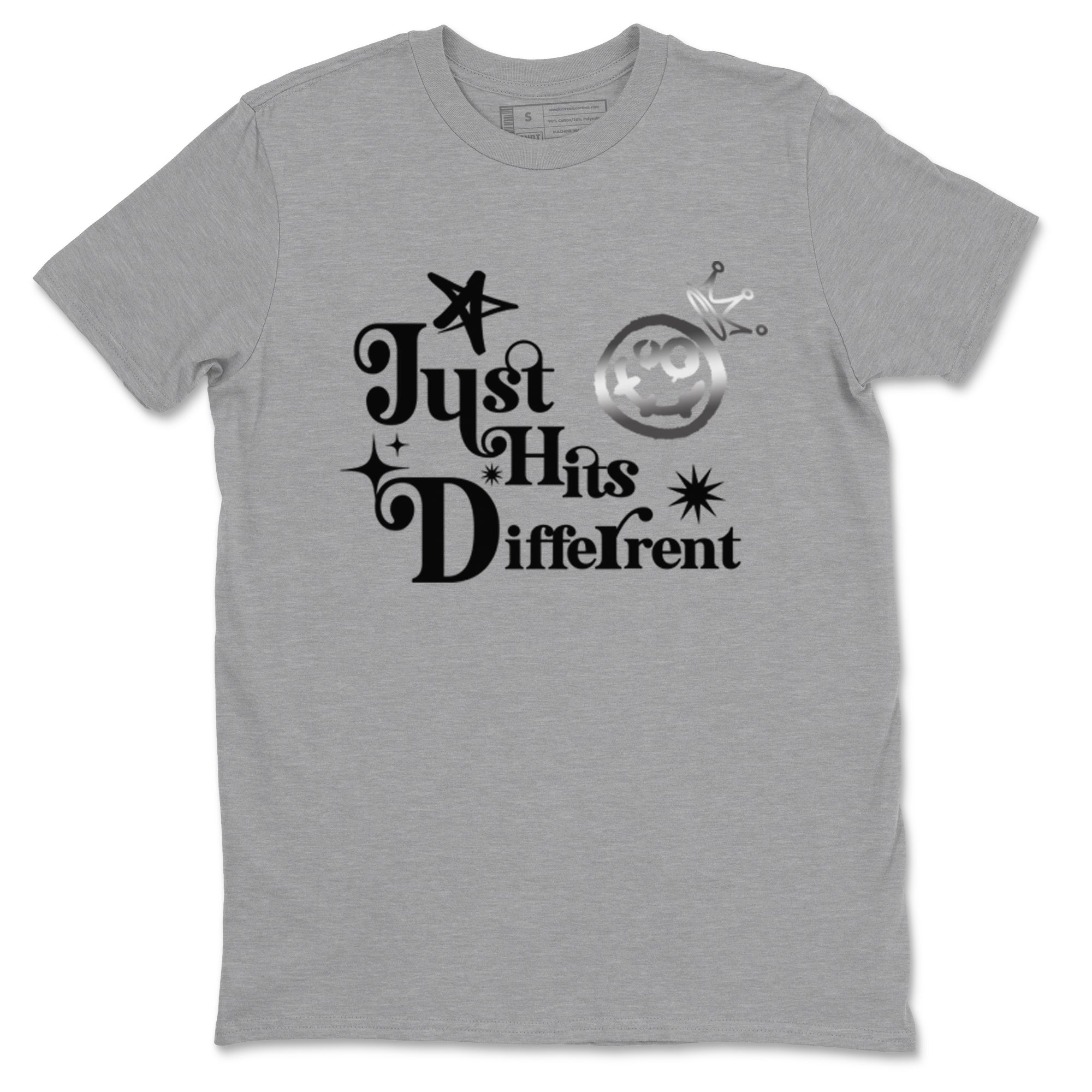 Just Hits Different snkmatch Tees - Air Jordan 4 Black Cat