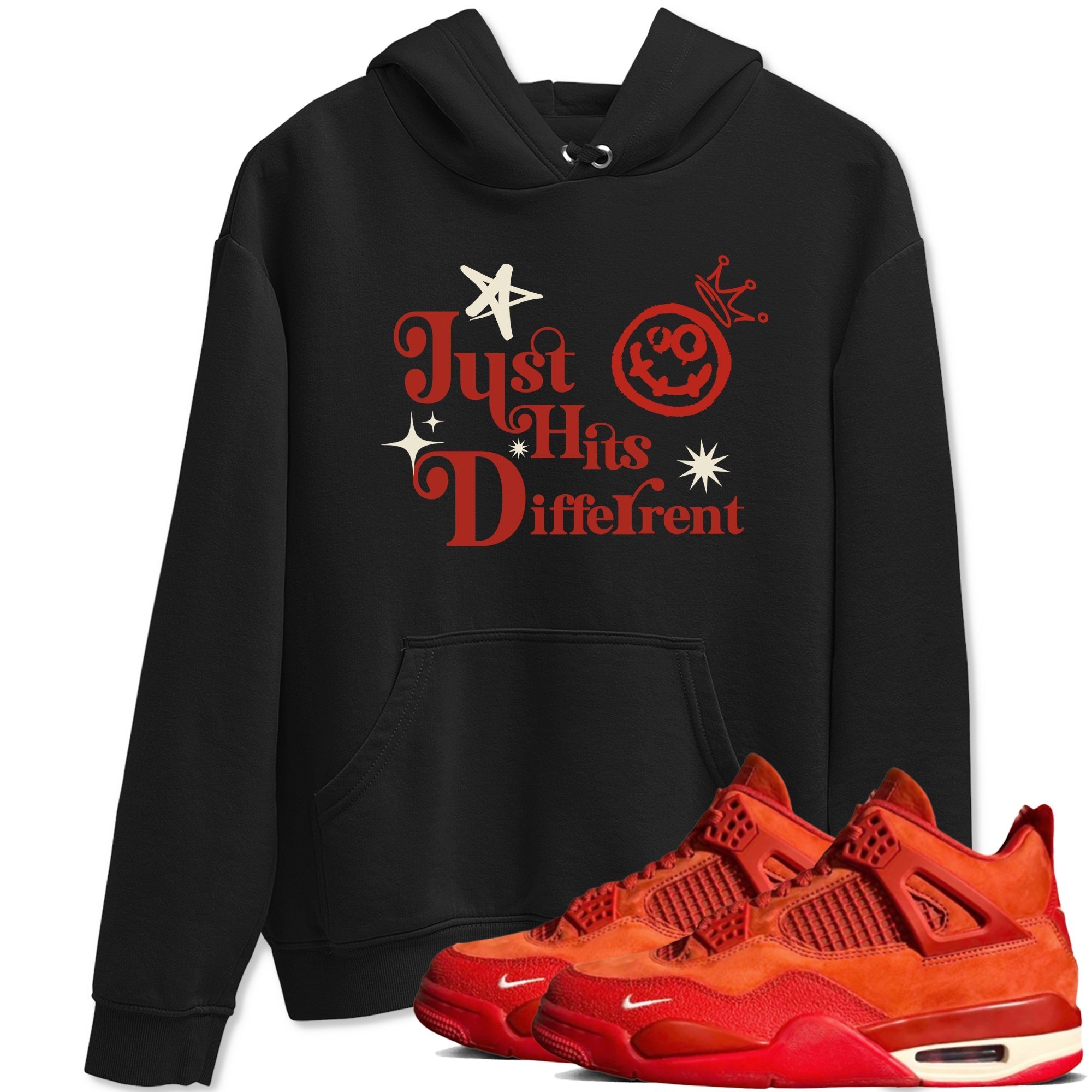 Just Hits Different snkmatch Tees - Air Jordan 4 Brick By Brick