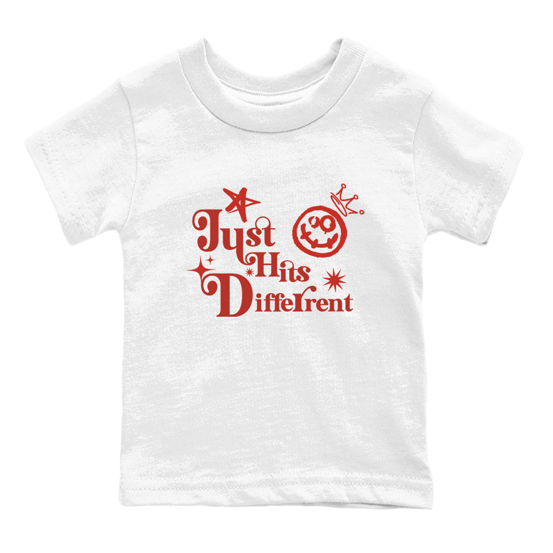 Just Hits Different snkmatch Tees Kids - Air Jordan 4 Brick By Brick