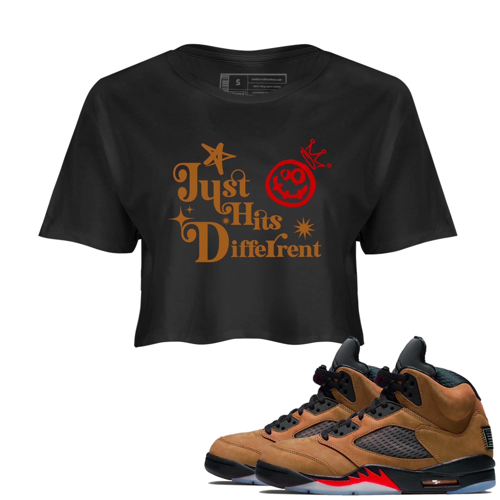 Just Hits Different snkmatch Women's Top - Air Jordan 5 Archaeo Brown