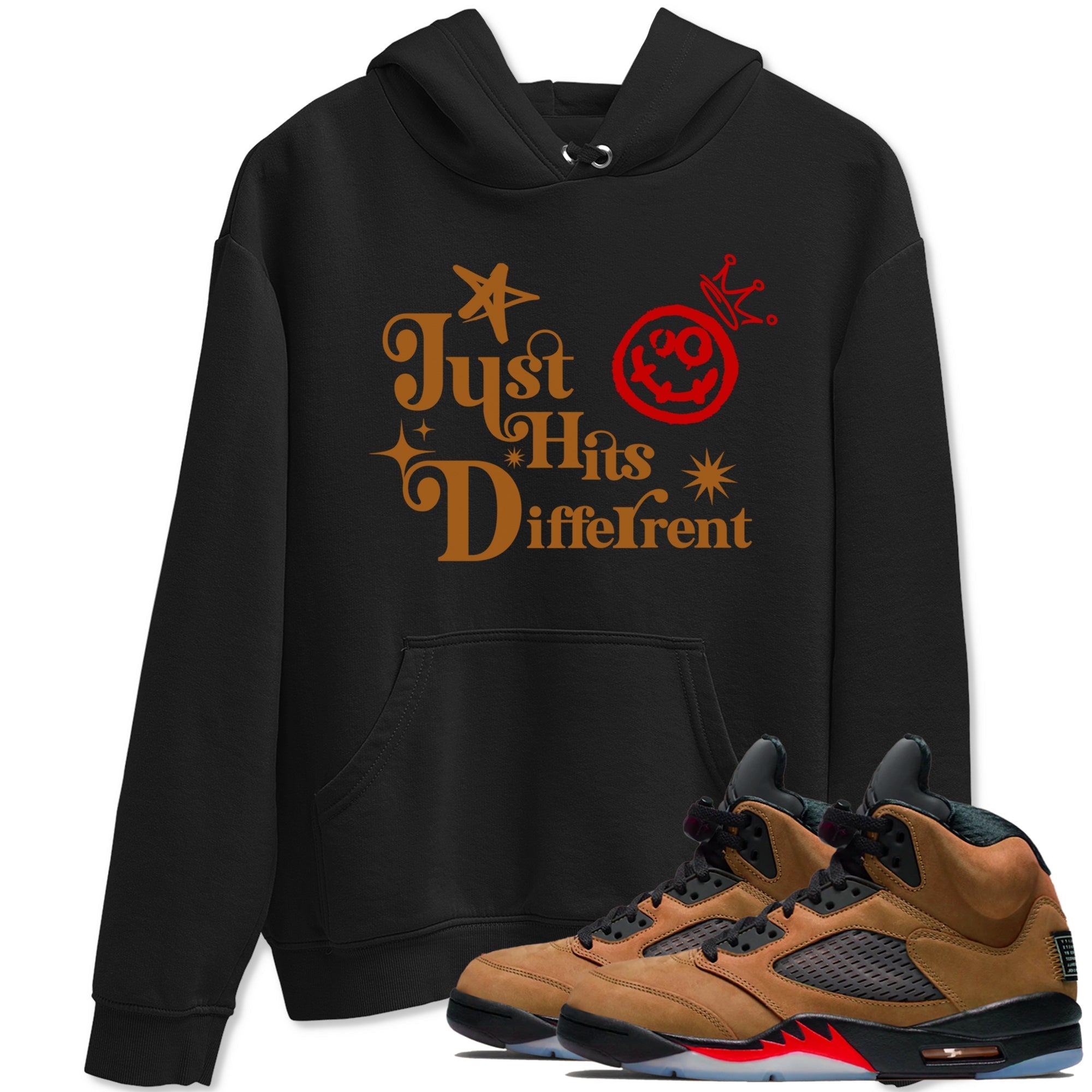 Just Hits Different snkmatch Tees - Air Jordan 5 Archaeo Brown