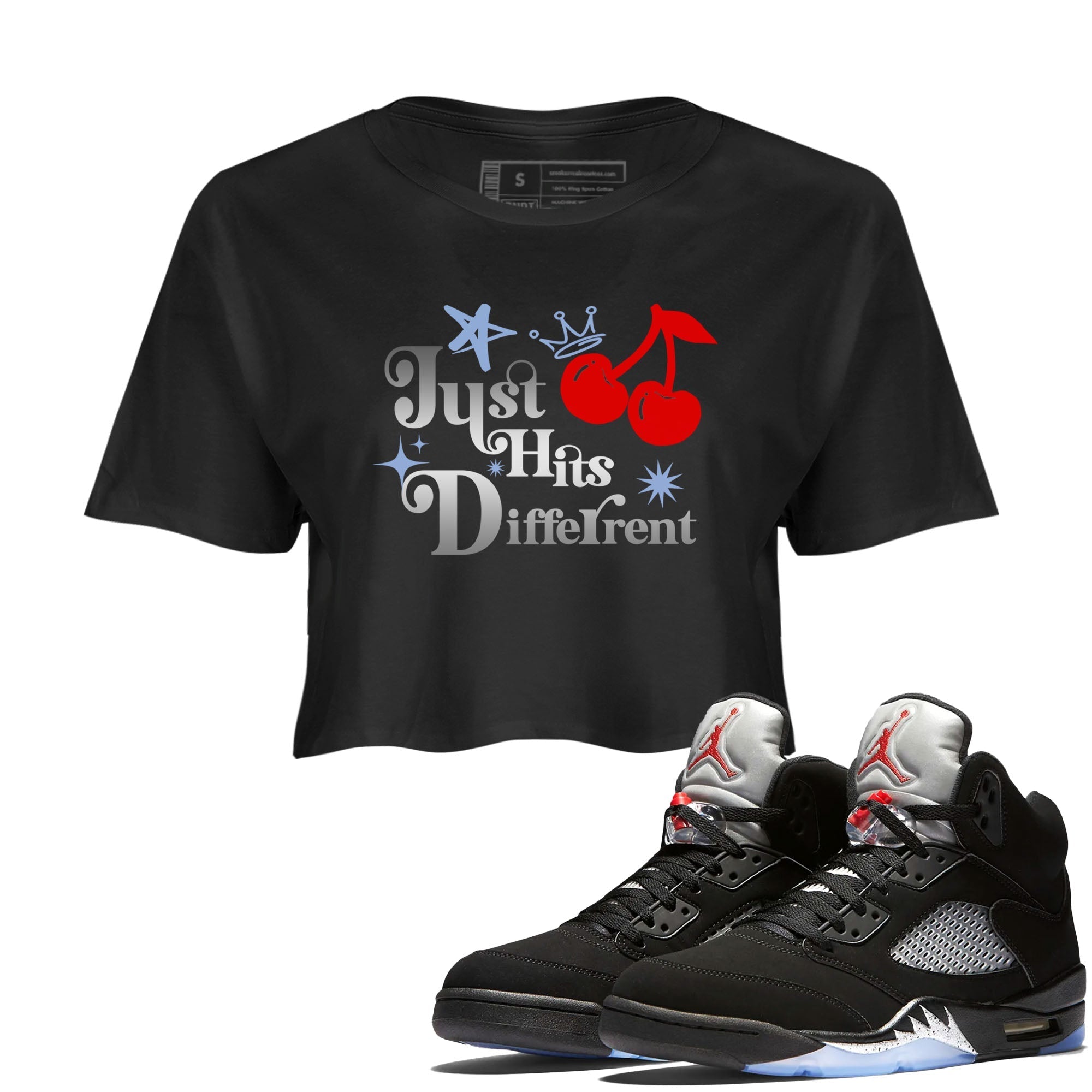 Just Hits Different snkmatch Women's Top - Air Jordan 5 Reimagined