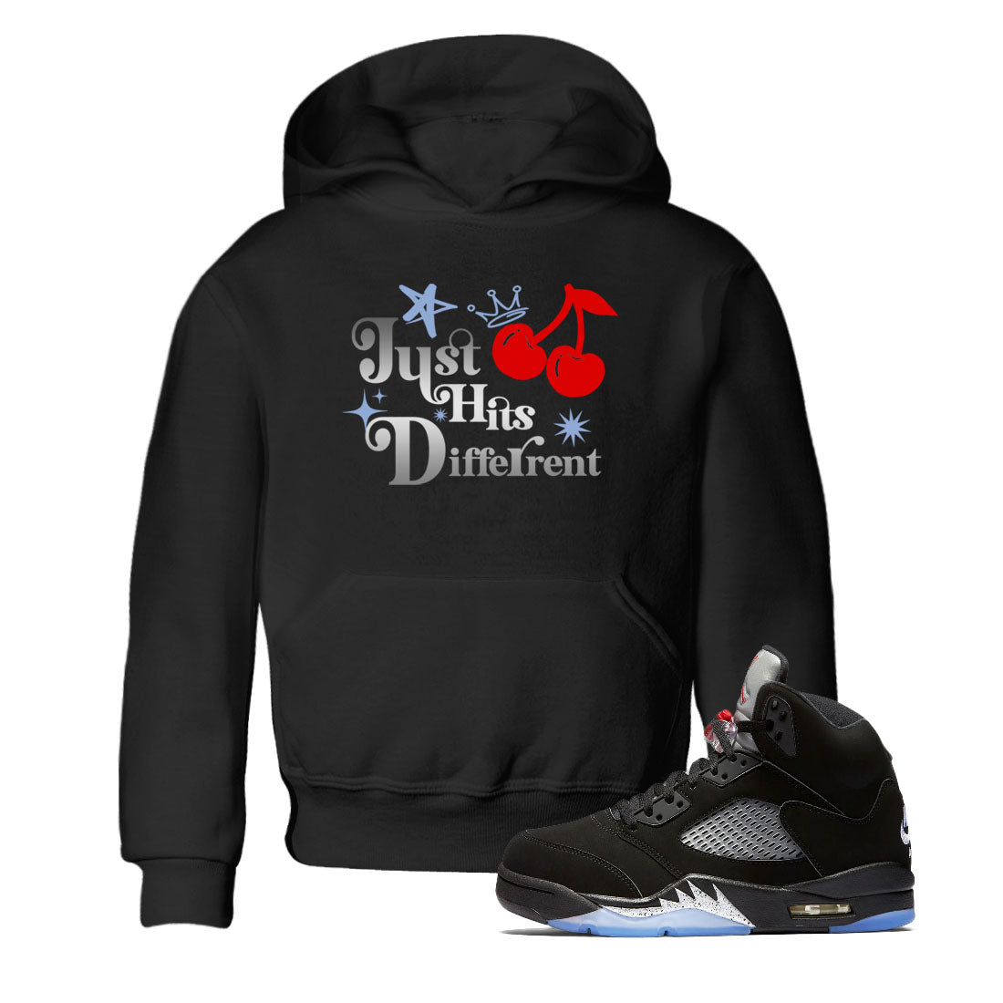 Just Hits Different snkmatch Tees Kids - Air Jordan 5 Reimagined