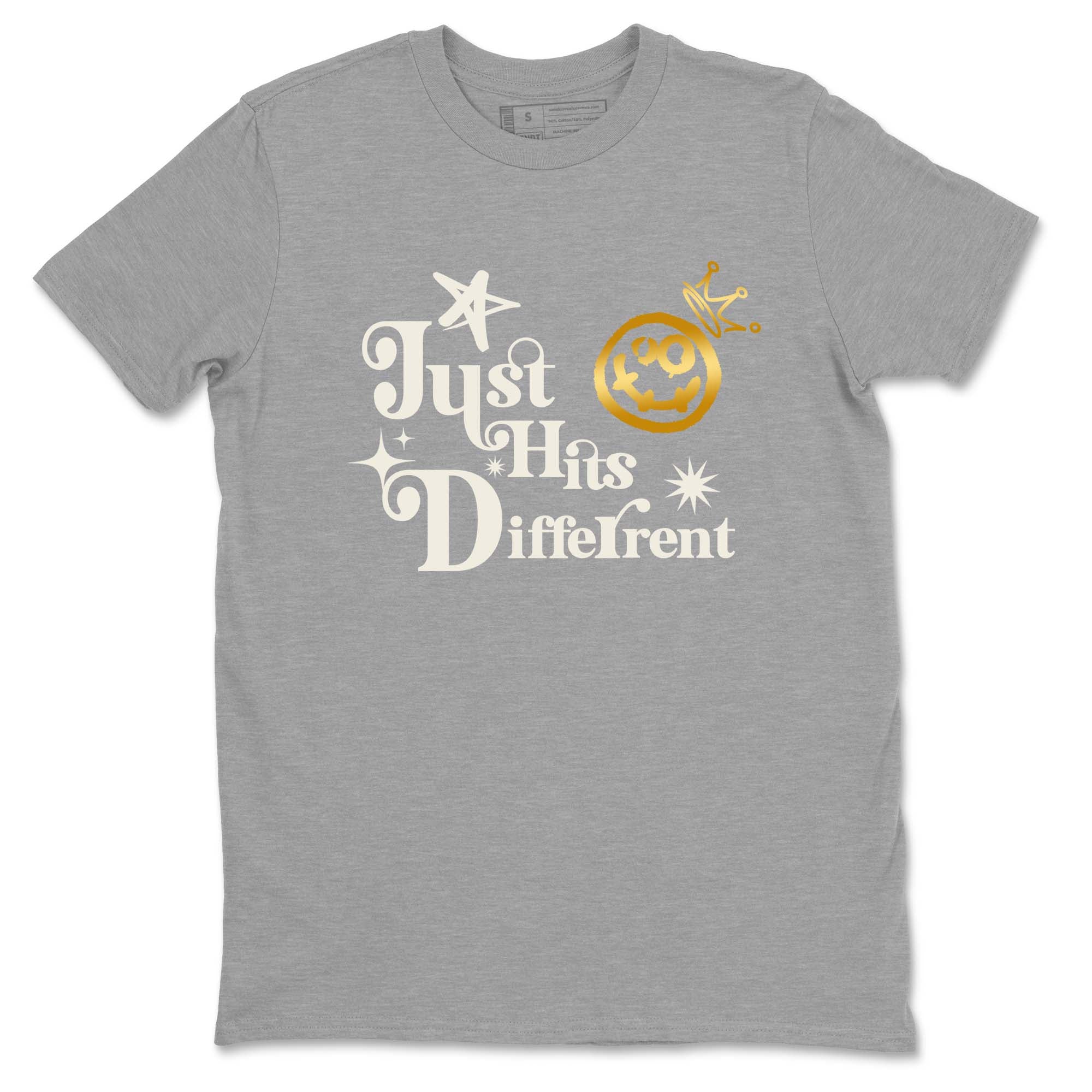 Just Hits Different snkmatch Tees - Air Jordan 5 Golden Ticket