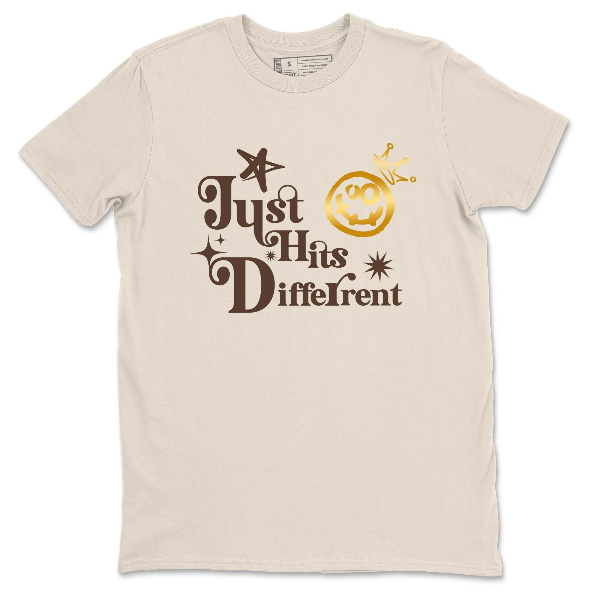 Just Hits Different snkmatch Tees - Air Jordan 5 Golden Ticket