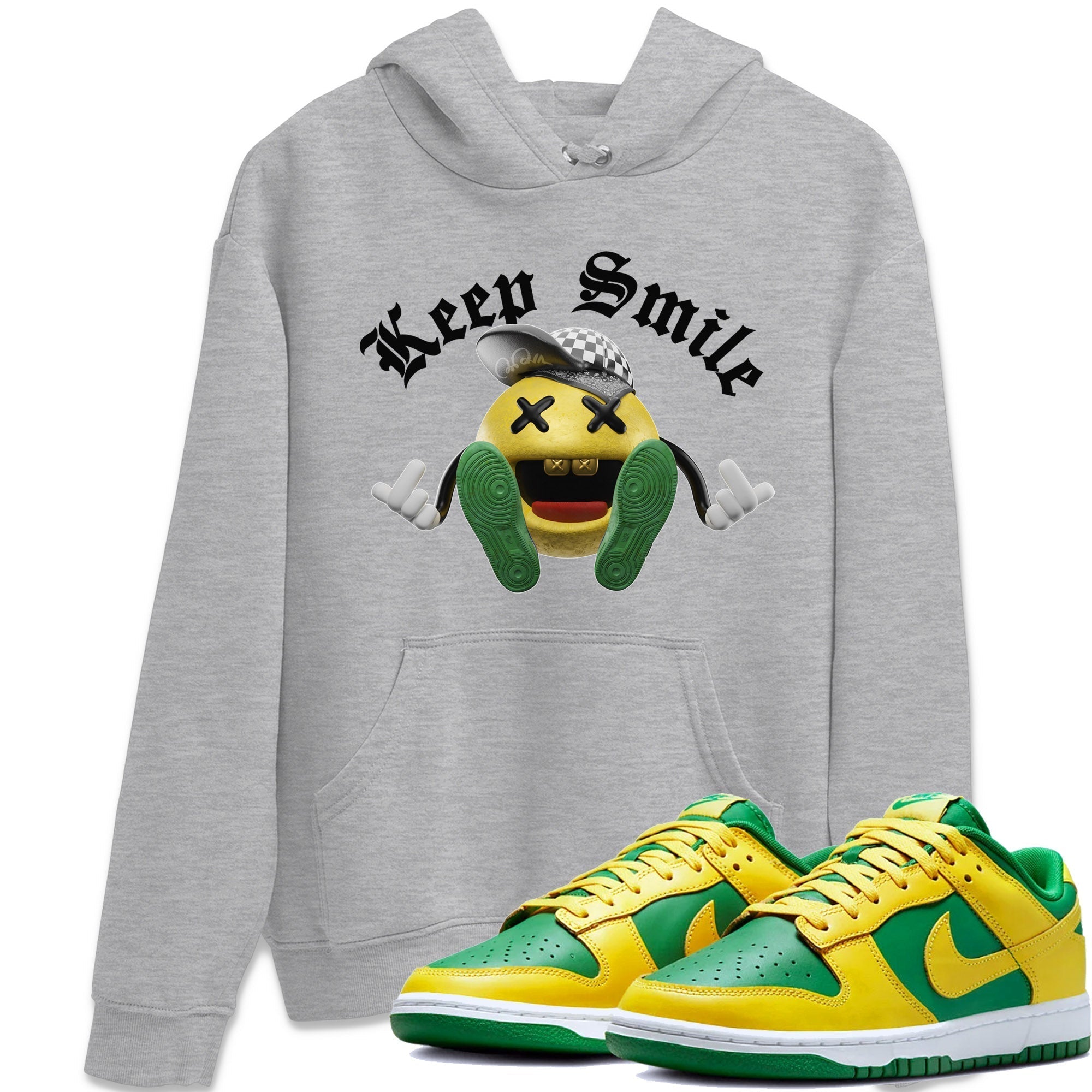 Keep Smiling Unisex Tops - Dunk Reverse Brazil