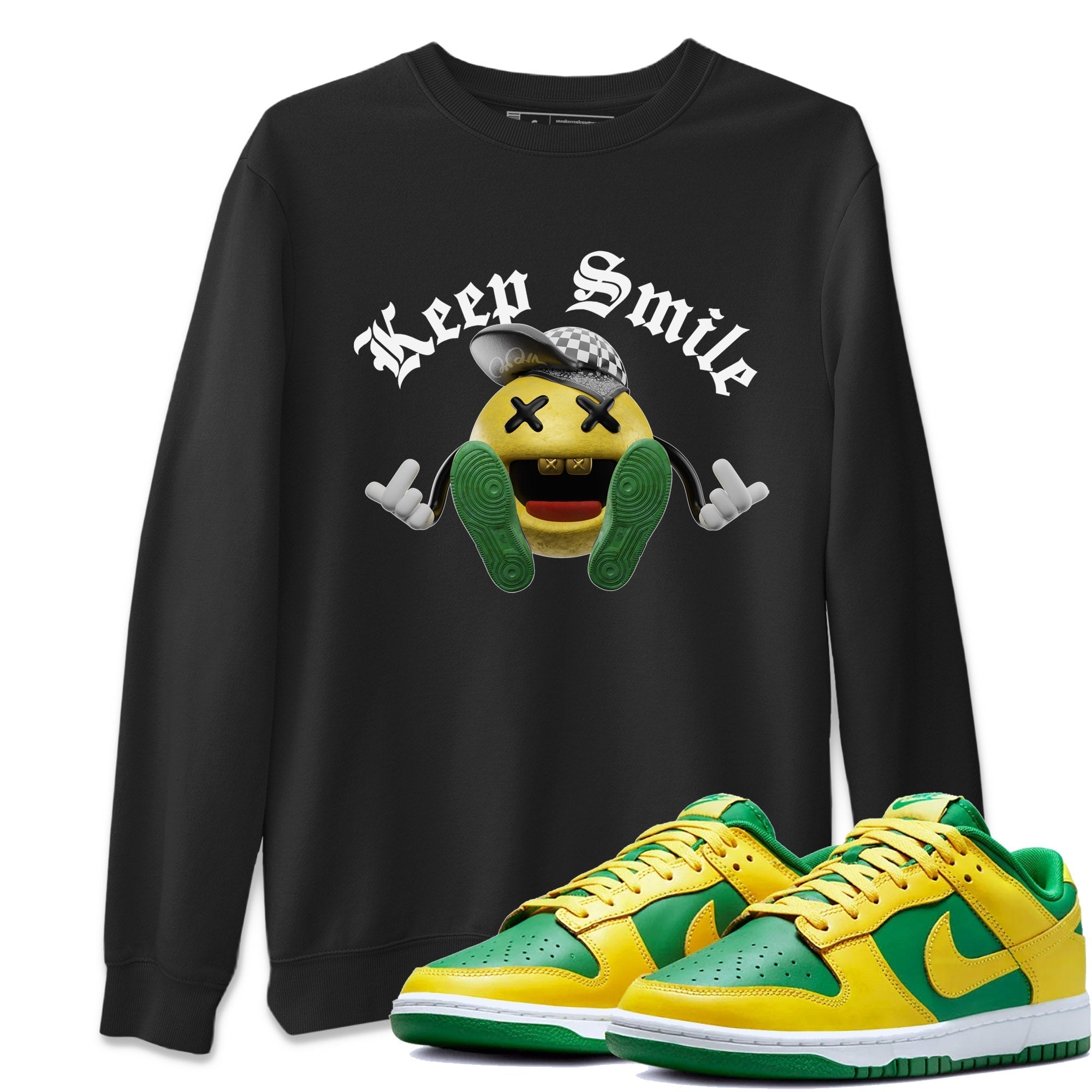 Keep Smiling Unisex Tops - Dunk Reverse Brazil