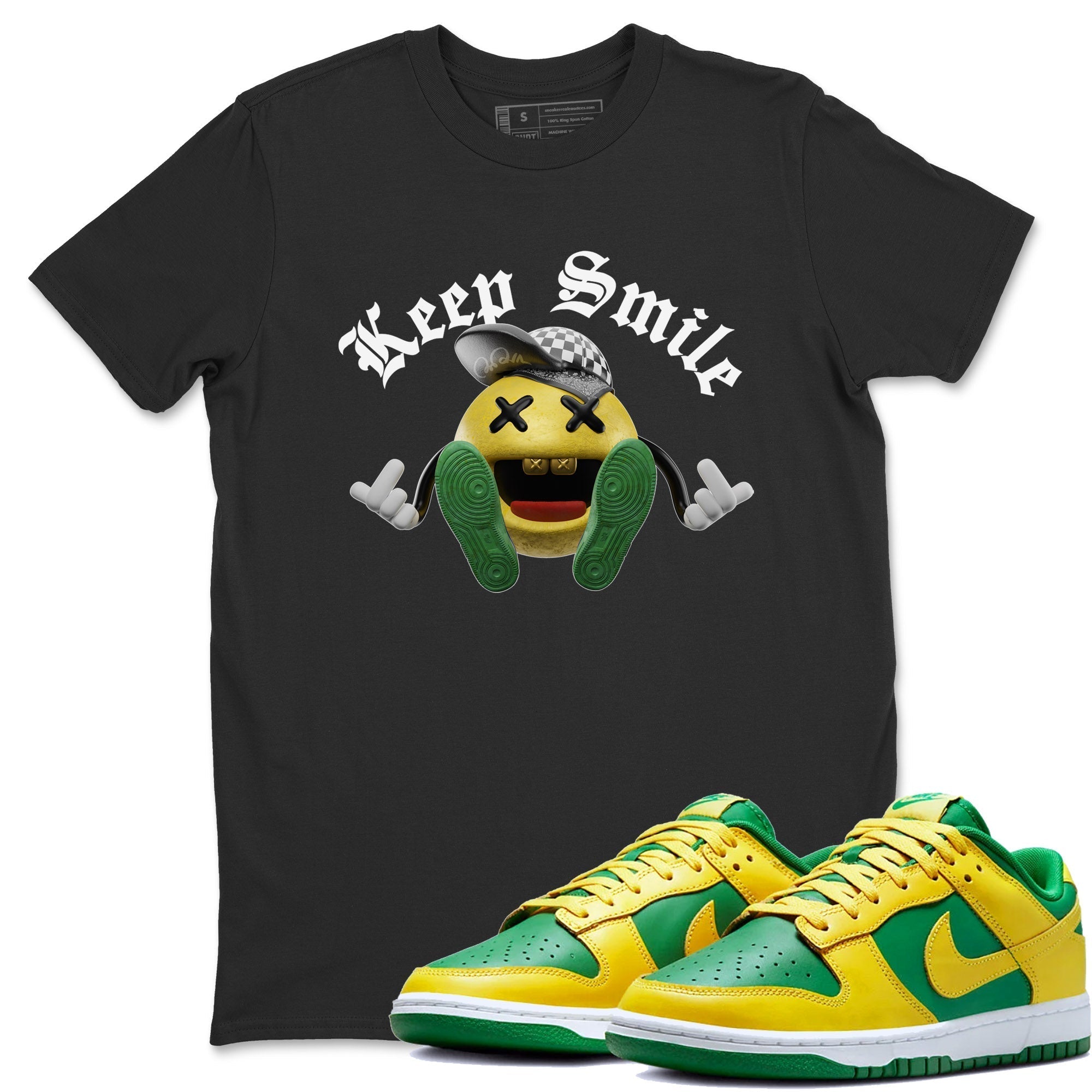 Keep Smiling Unisex Tops - Dunk Reverse Brazil