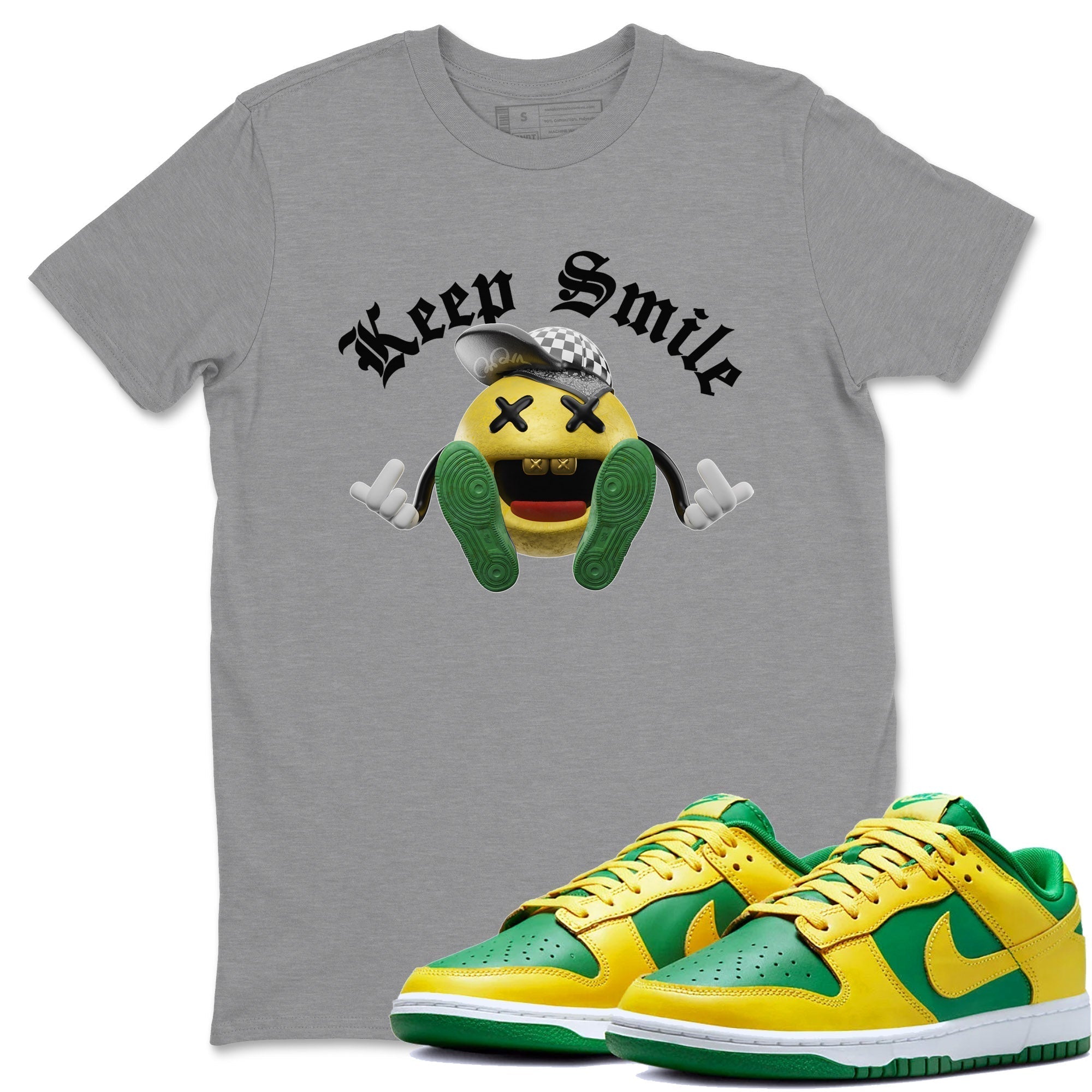 Keep Smiling Unisex Tops - Dunk Reverse Brazil