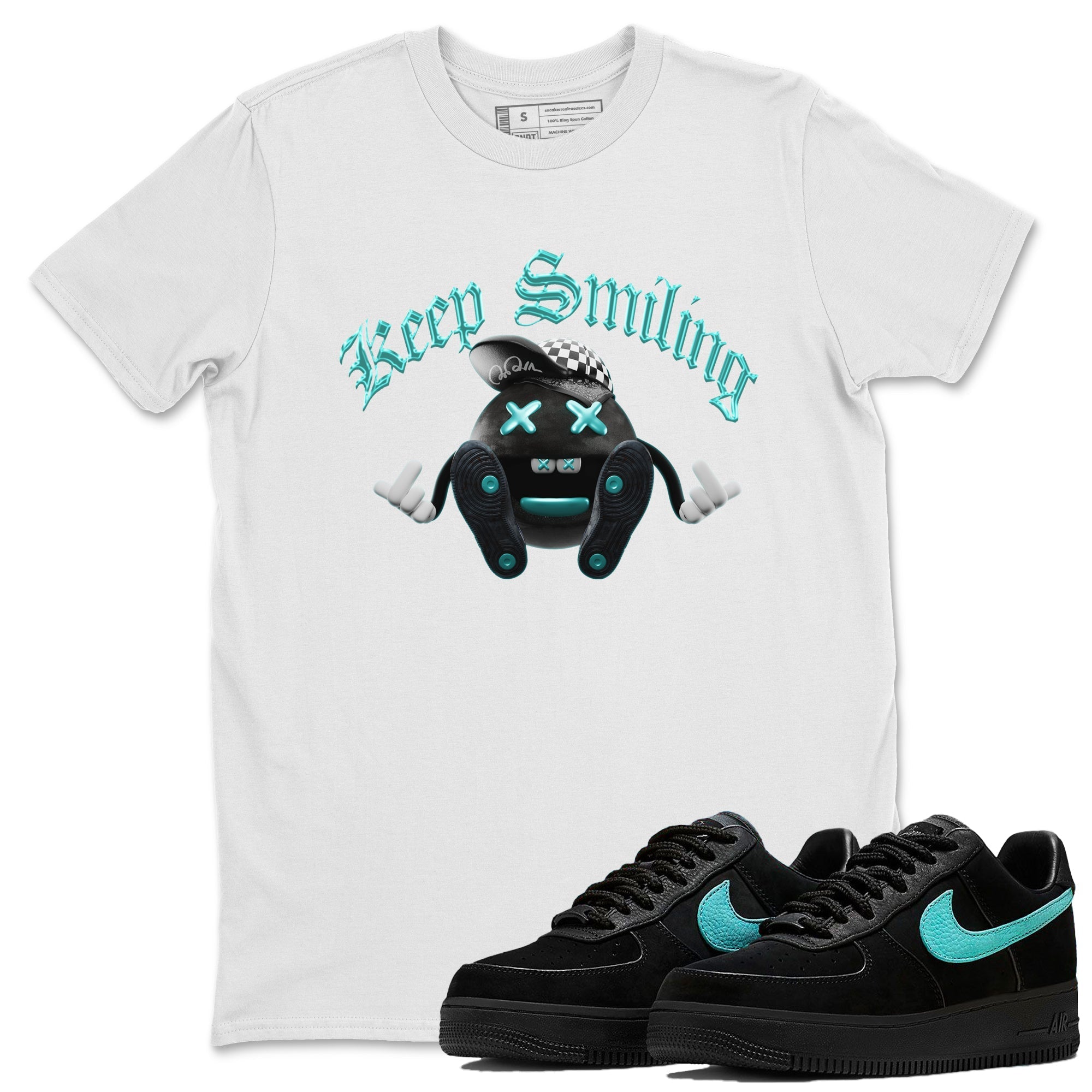 Keep Smiling Unisex Tops - Air Force 1 Tiffany