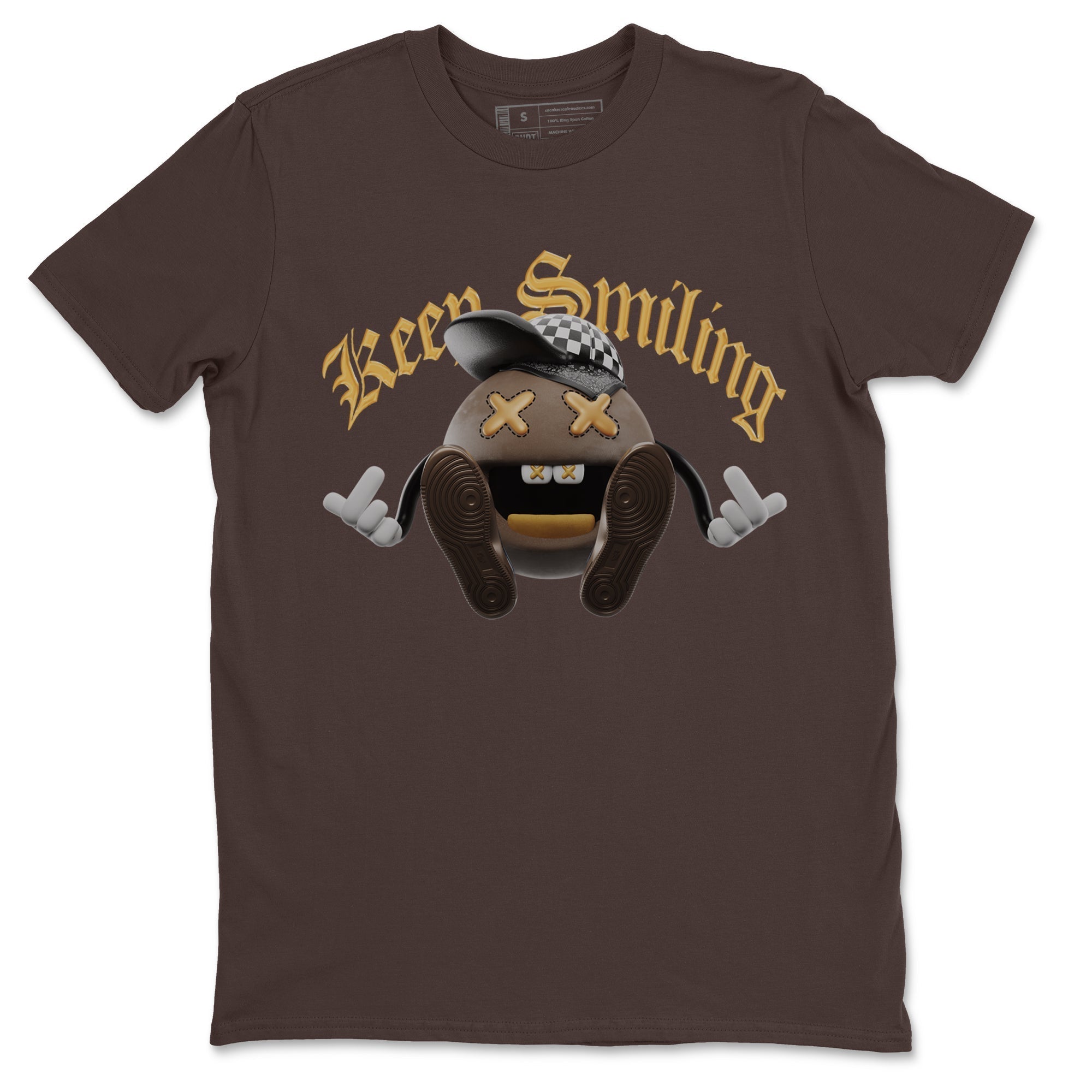 Keep Smiling snkmatch Tee - Air Jordan 1 Palomino