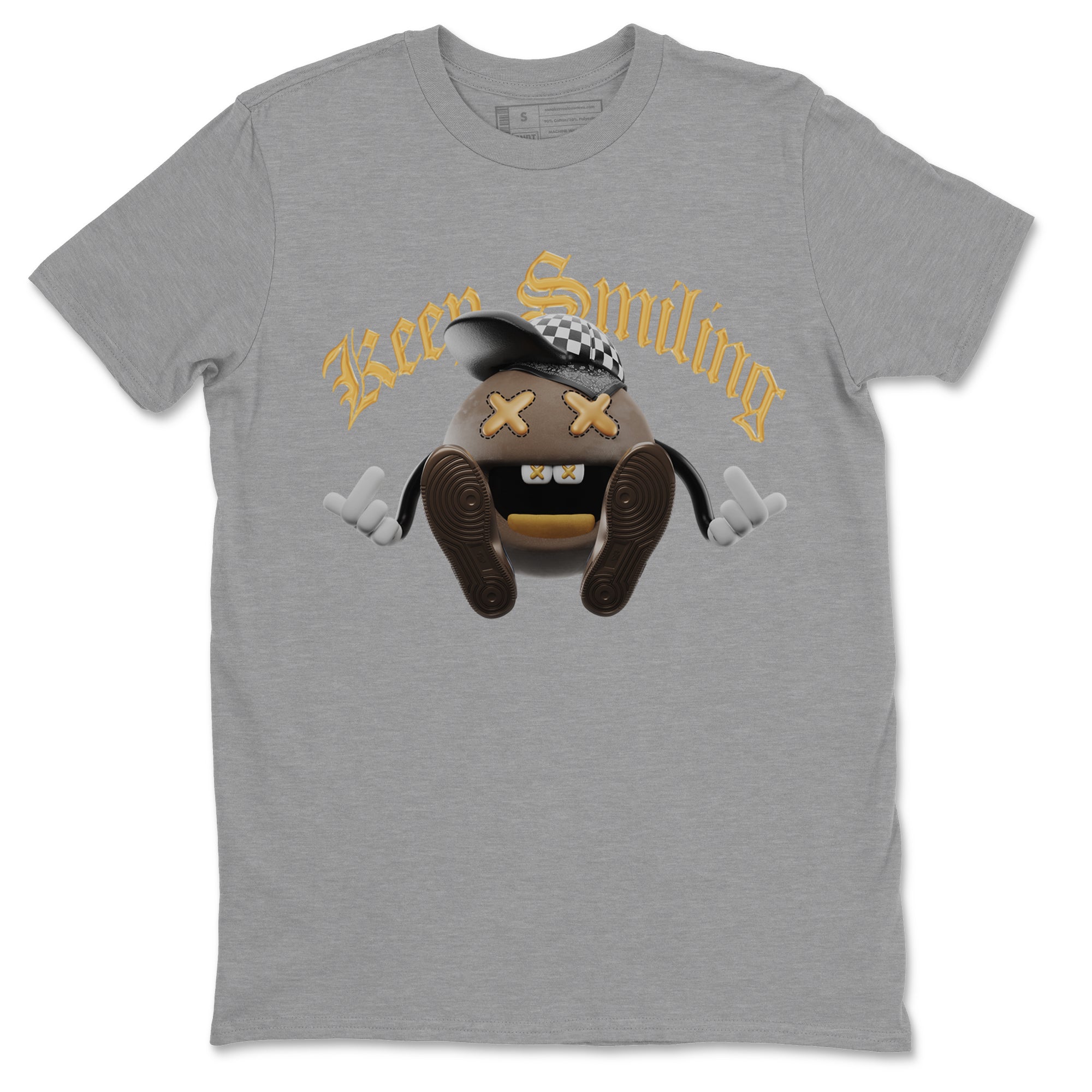 Keep Smiling snkmatch Tee - Air Jordan 1 Palomino