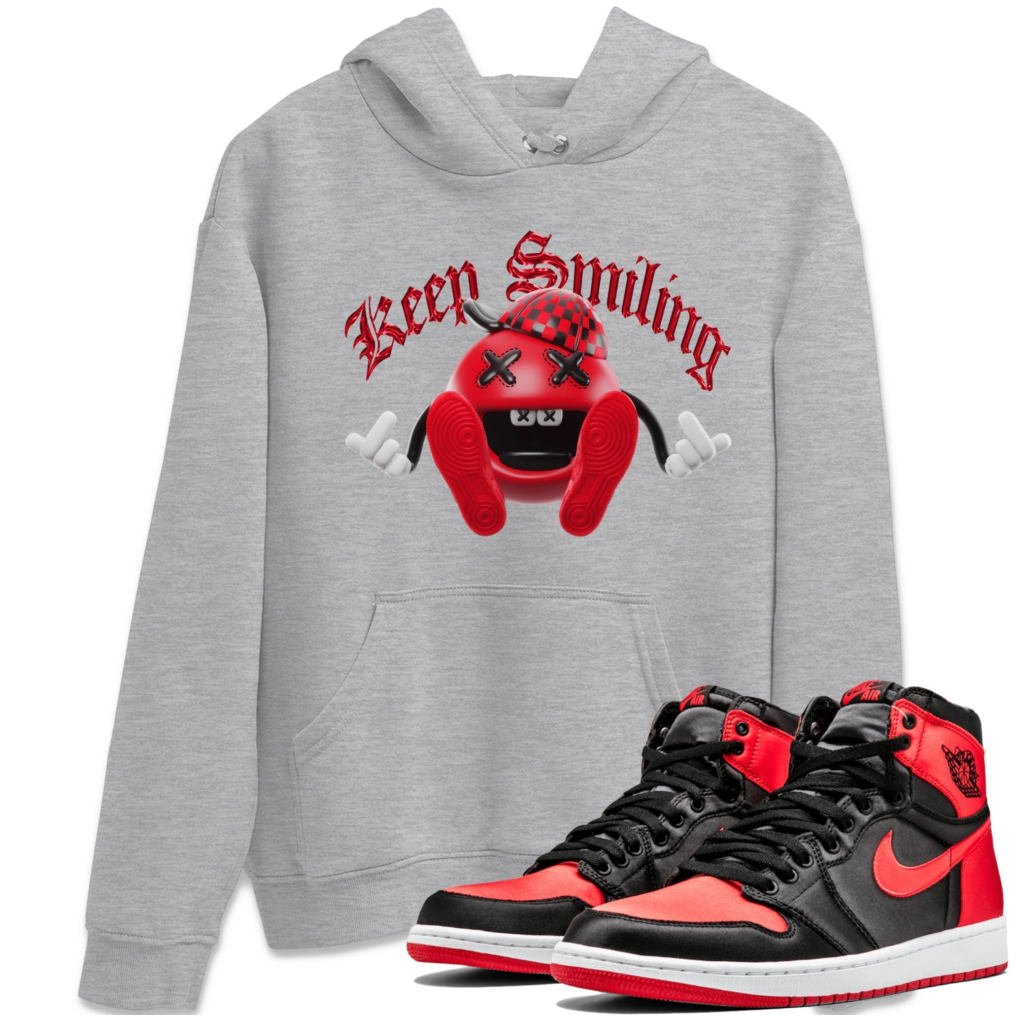 Keep Smiling Unisex Tops - Air Jordan 1 Satin Bred