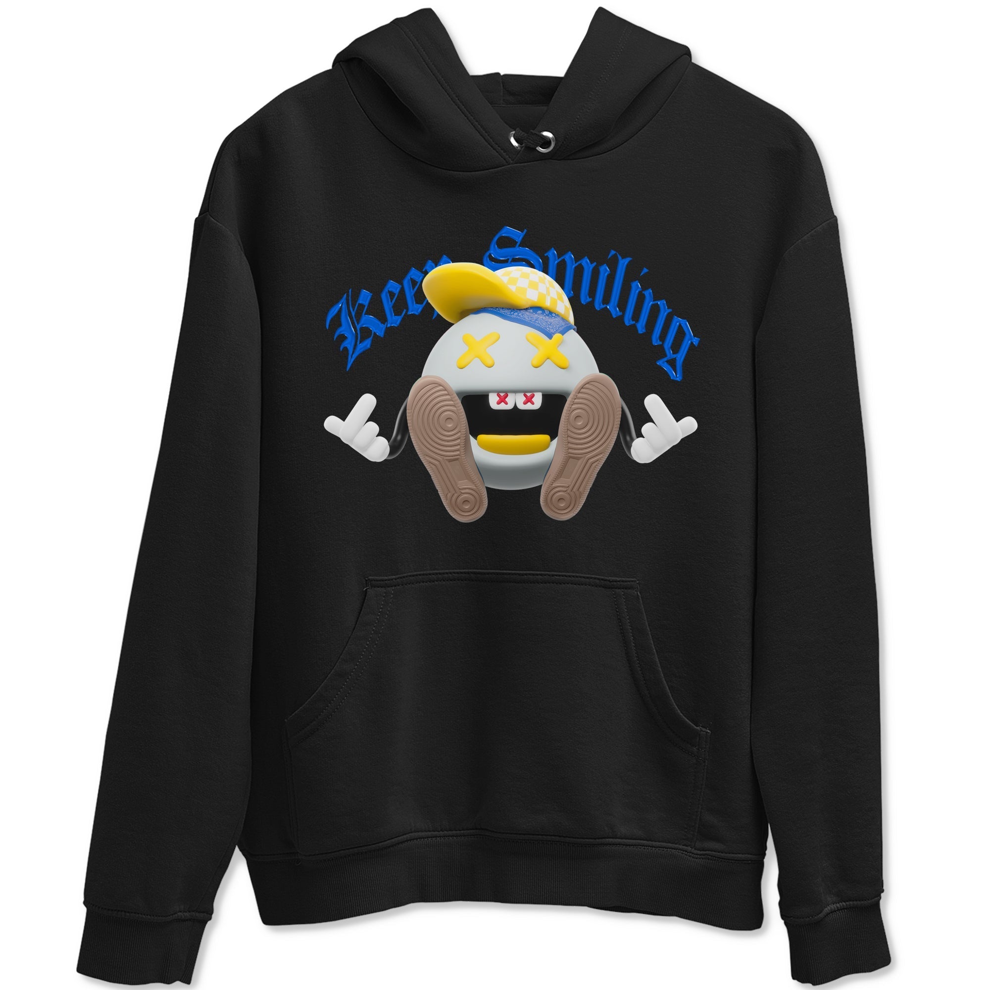 Keep Smiling snkmatch Tees - Air Jordan 1 Travis Scott Canary