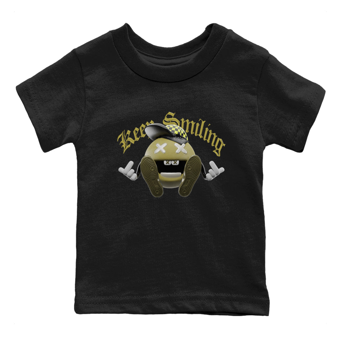 Keep Smiling snkmatch Tee Kids - Air Jordan 1 Travis Scott Golf