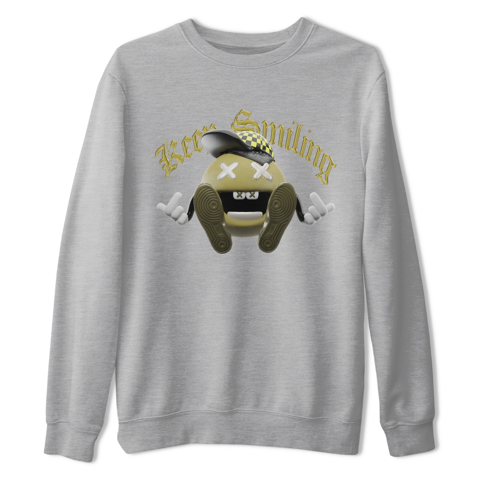 Keep Smiling snkmatch Tee - Air Jordan 1 Travis Scott Golf