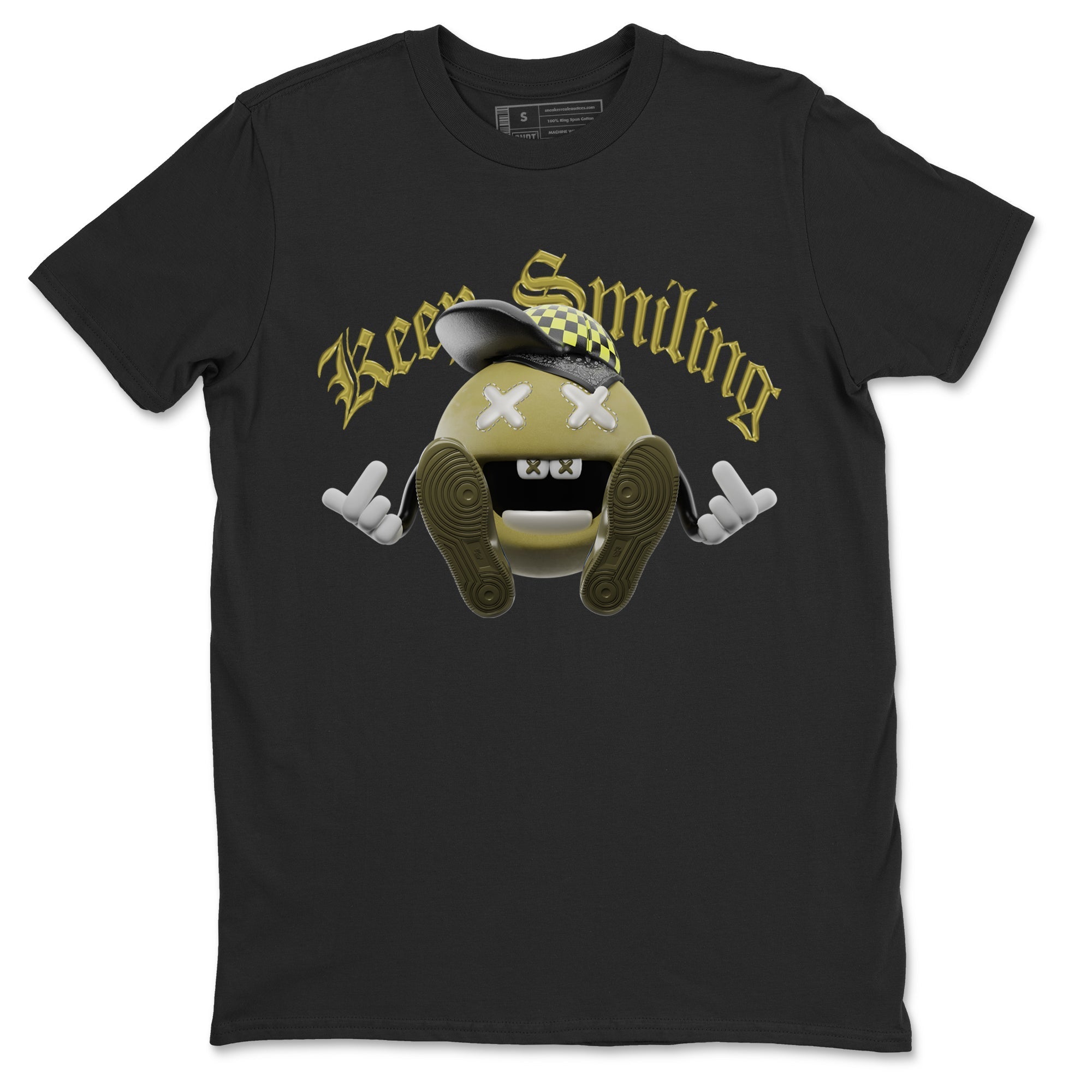 Keep Smiling snkmatch Tee - Air Jordan 1 Travis Scott Golf