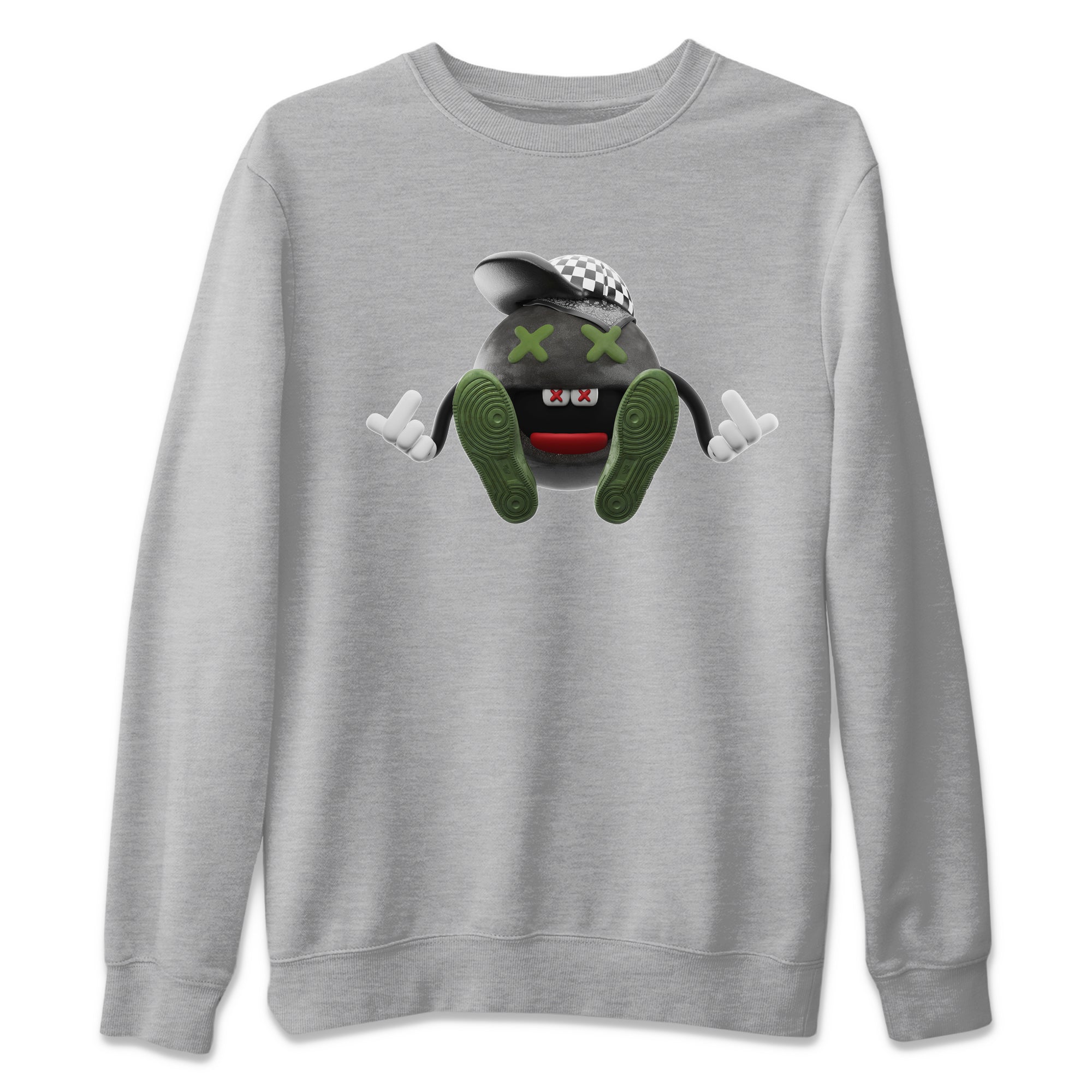 Keep Smiling Unisex Tops - Air Jordan 1 Travis Scott Olive
