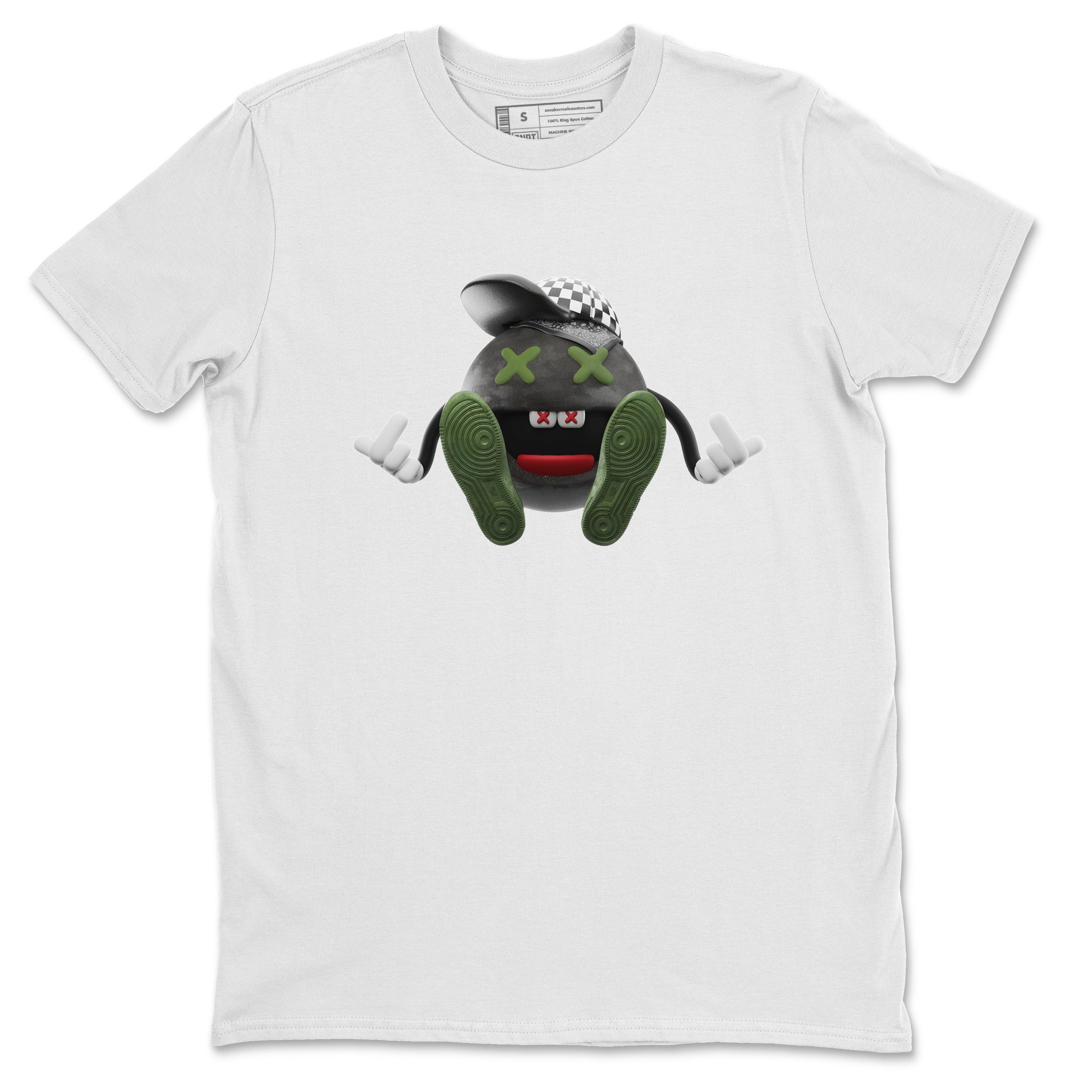 Keep Smiling Unisex Tops - Air Jordan 1 Travis Scott Olive