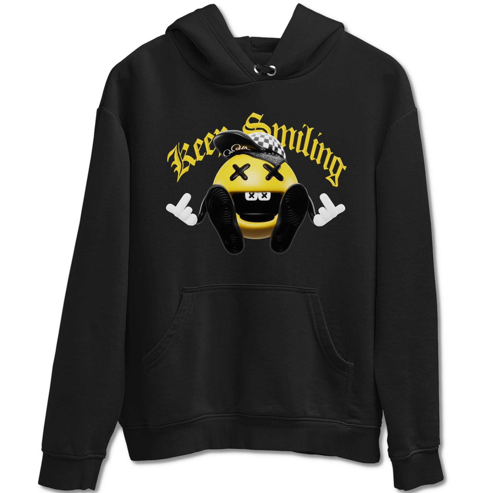 Keep Smiling snkmatch Tees - Air Jordan 1 Yellow Ochre