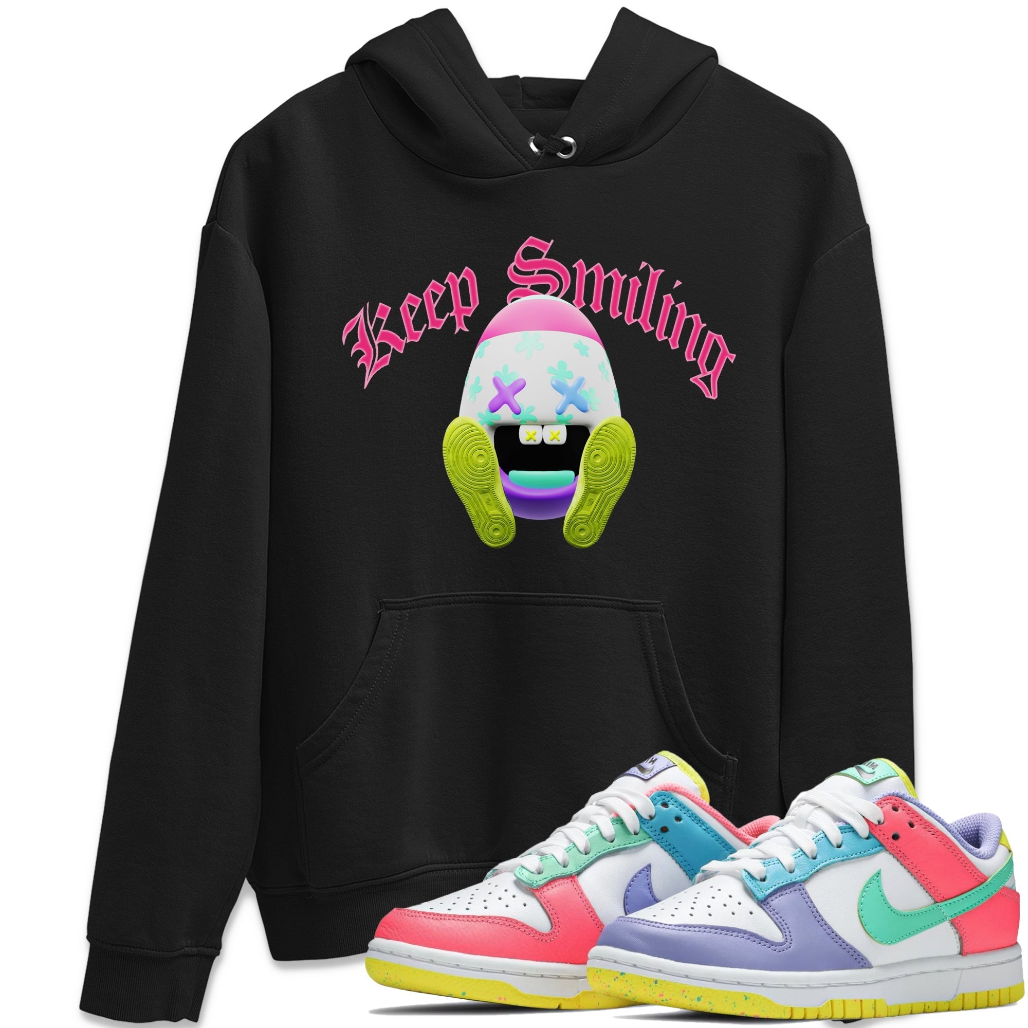 Keep Smiling Unisex Tops - Dunk Easter Candy