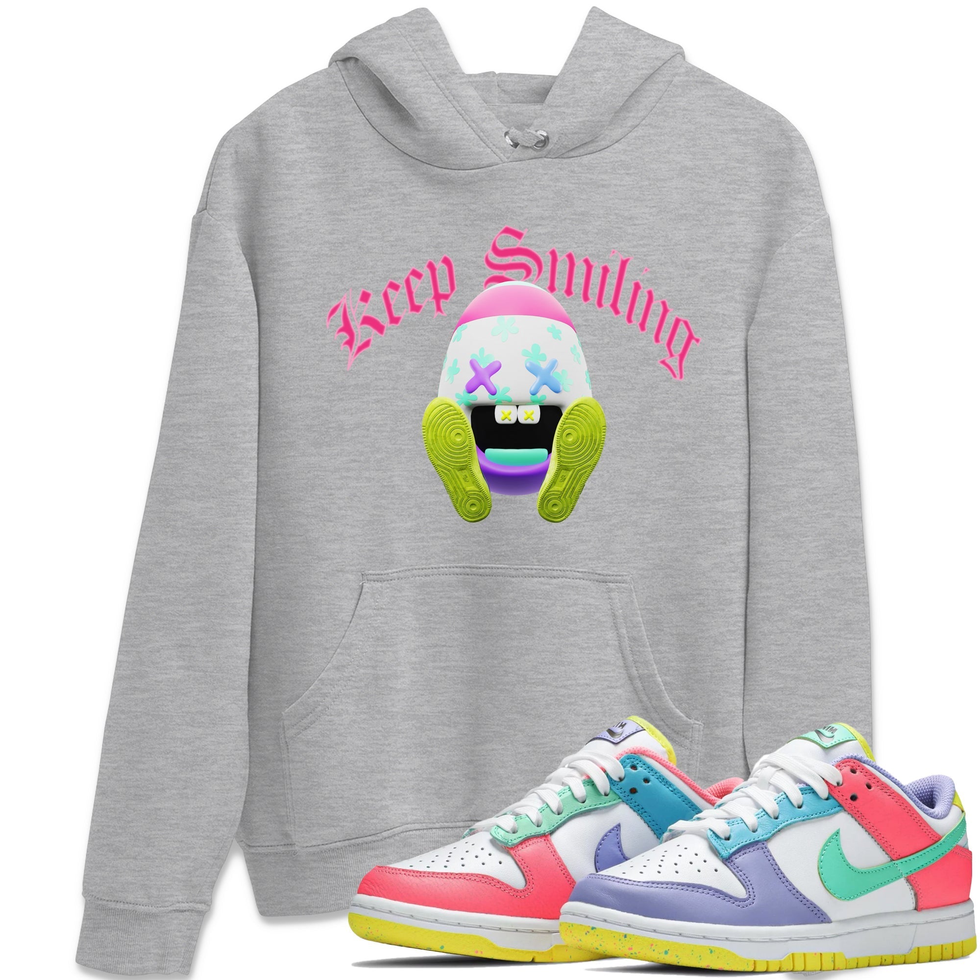 Keep Smiling Unisex Tops - Dunk Easter Candy
