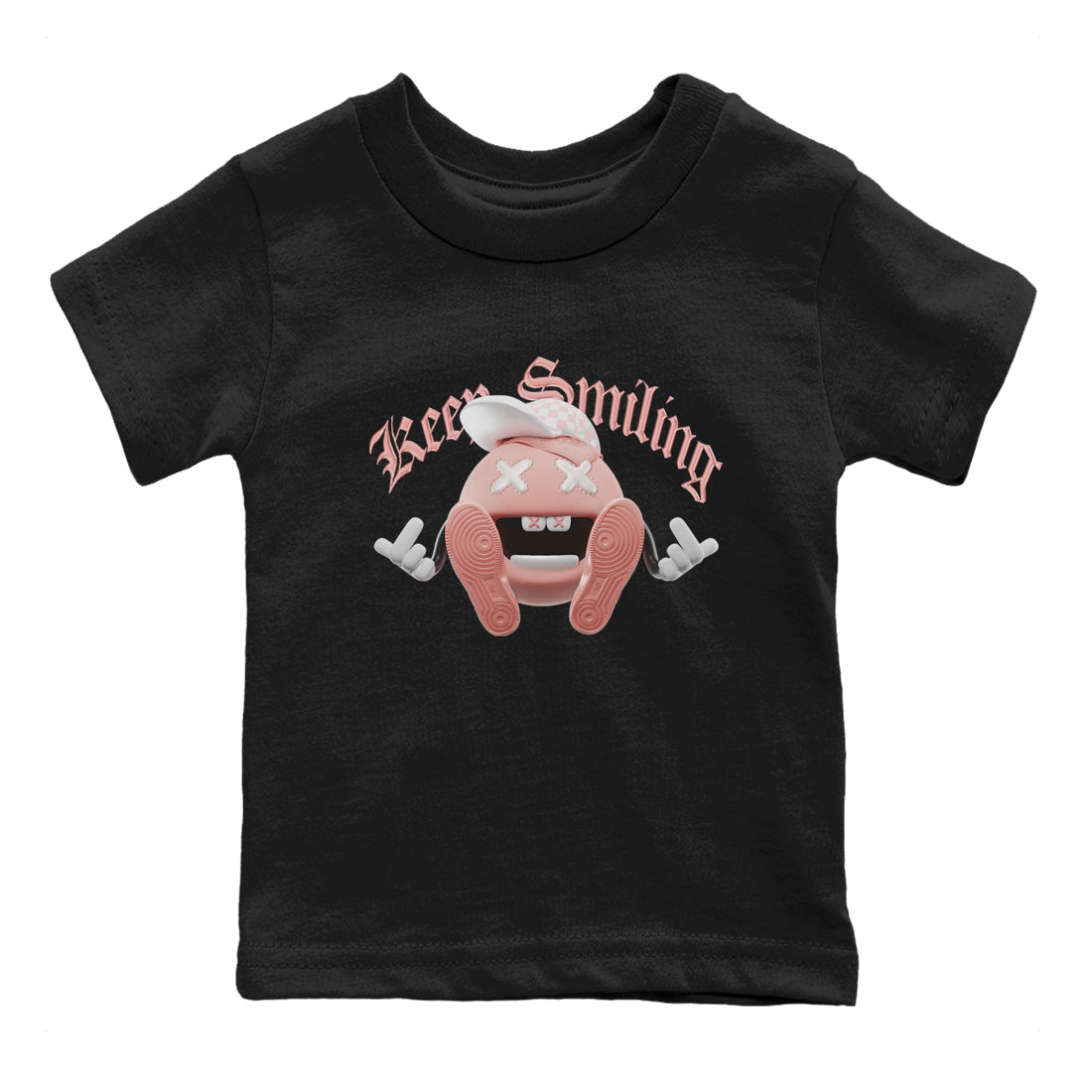 Keep Smiling snkmatch Tee Kids - Dunk Rose Whisper