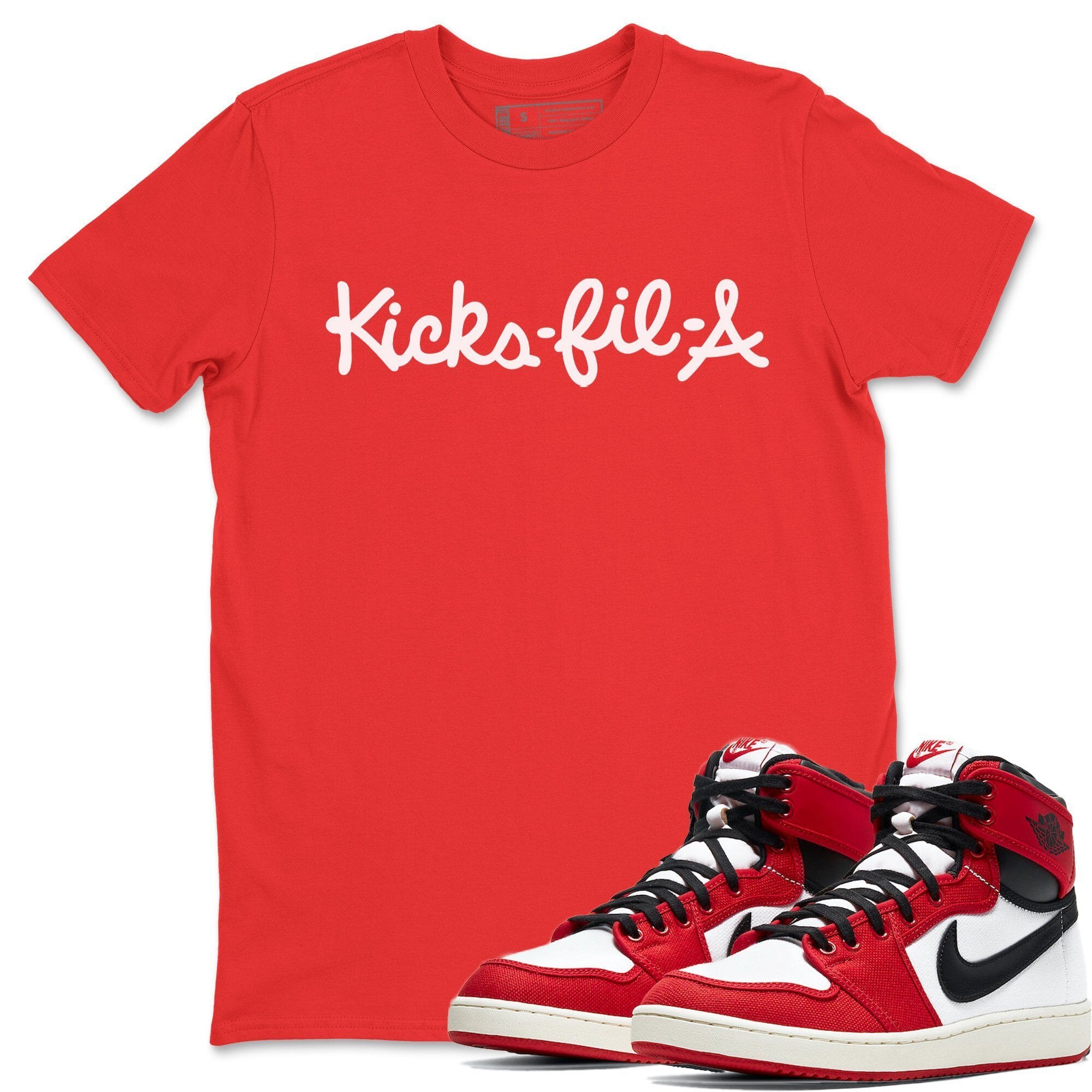 Kick Fil A Unisex Tops - Air Jordan 1 Chicago