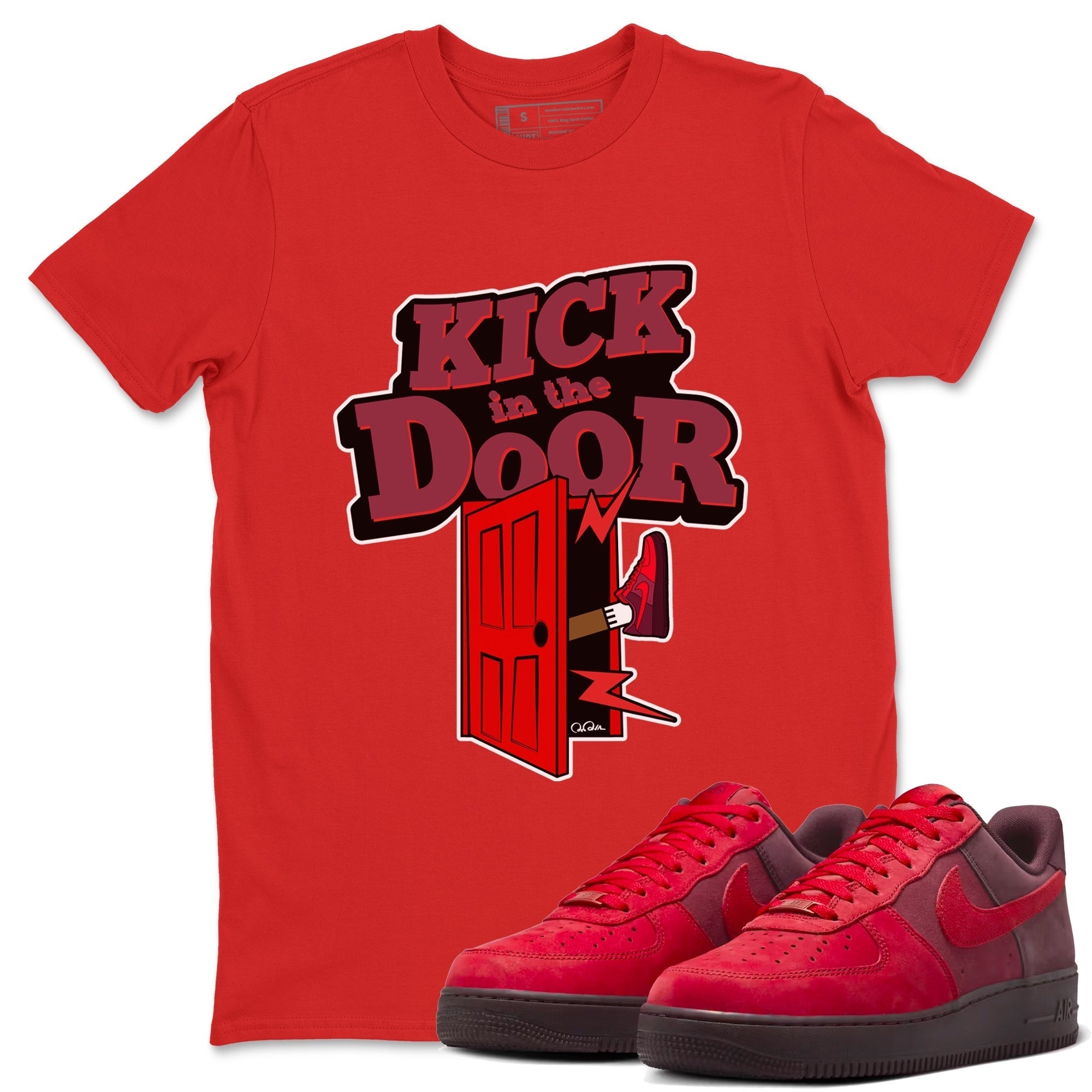 Kick In The Door snkmatch Tees - Air Force 1 Layers Of Love