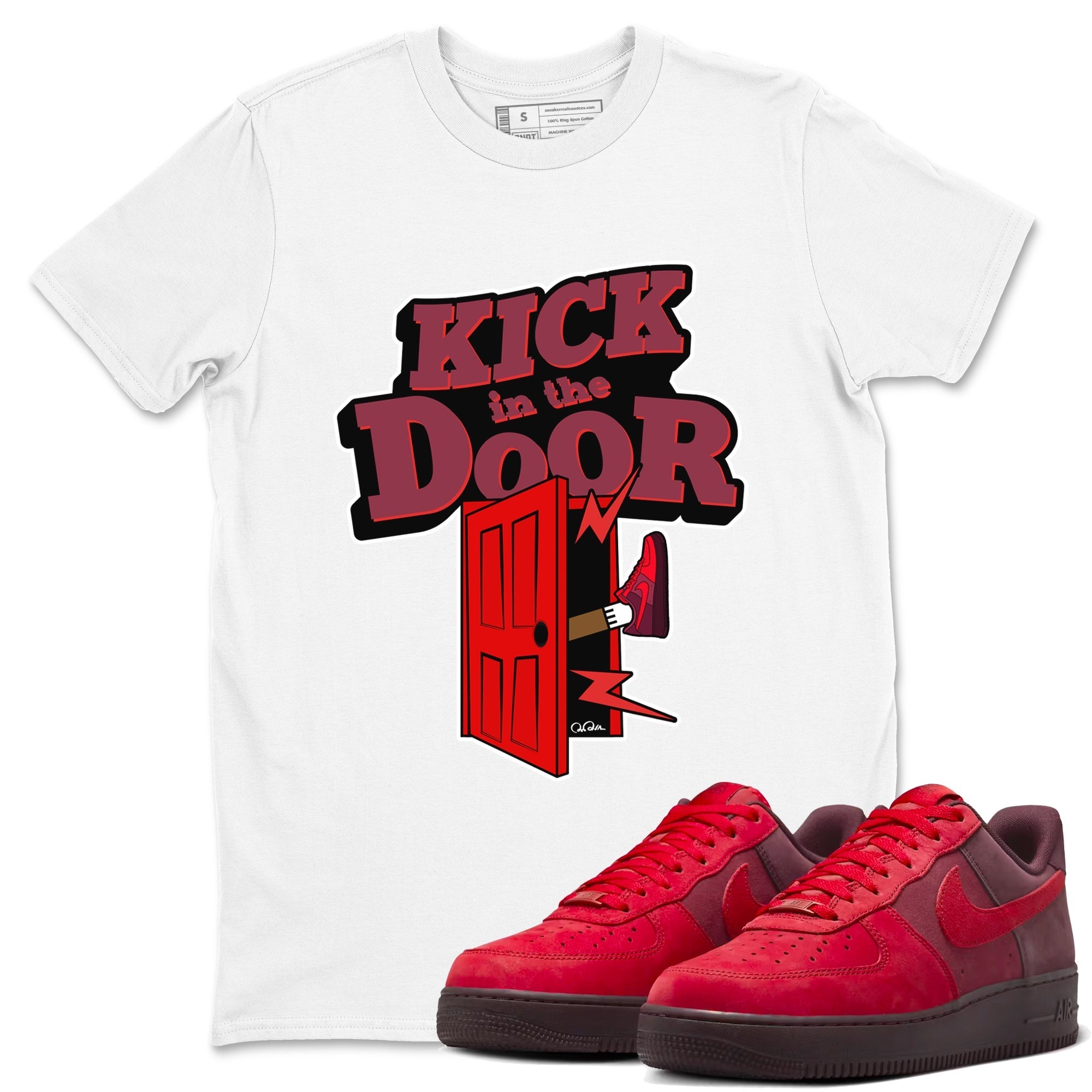 Kick In The Door snkmatch Tees - Air Force 1 Layers Of Love