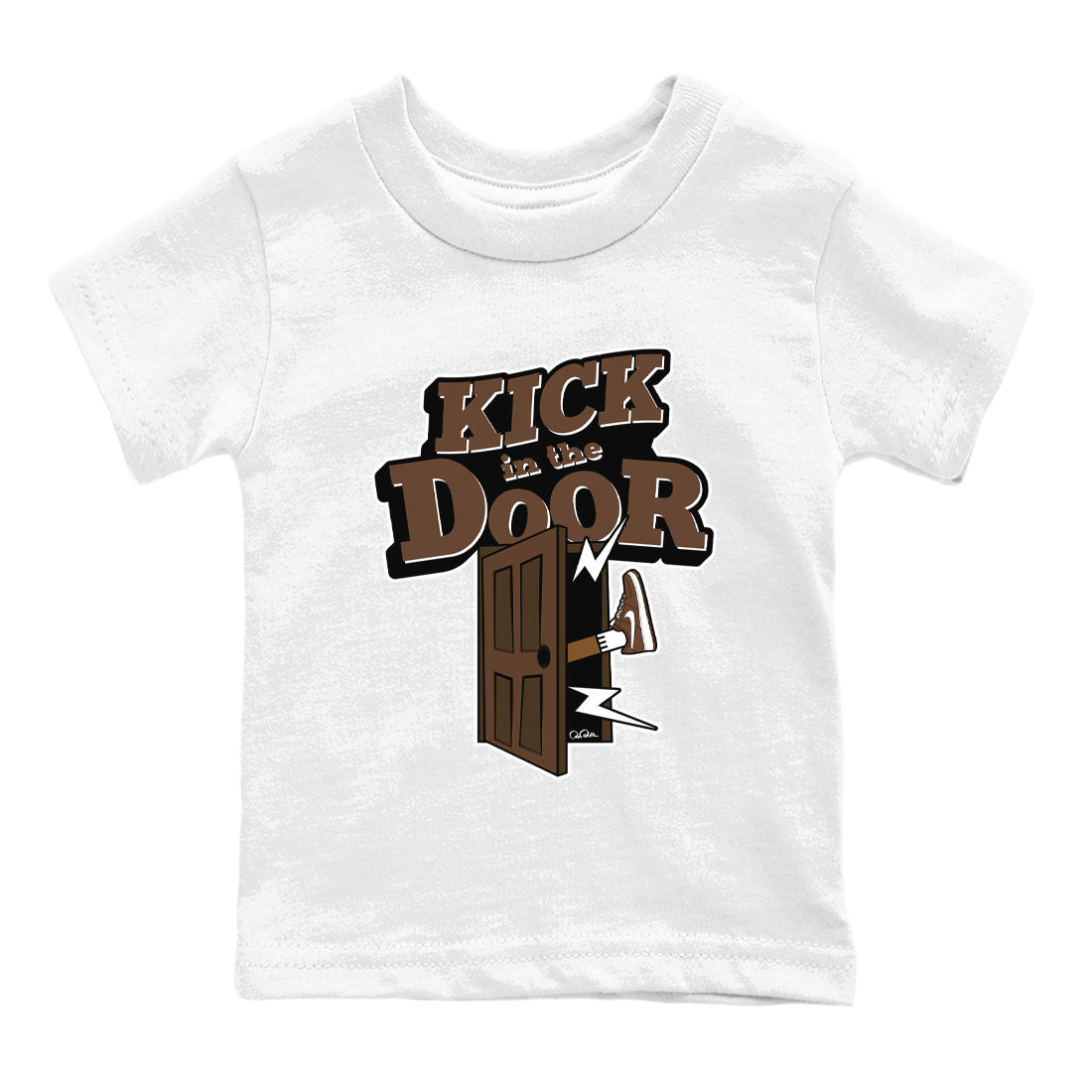 Kick In The Door snkmatch Tee Kids - Air Force 1 Chocolate