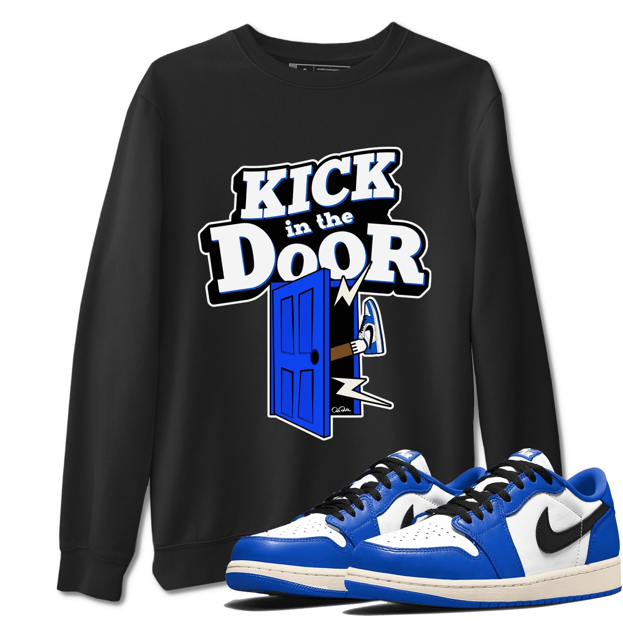 Kick In The Door snkmatch Tees - Air Jordan 1 Game Royal