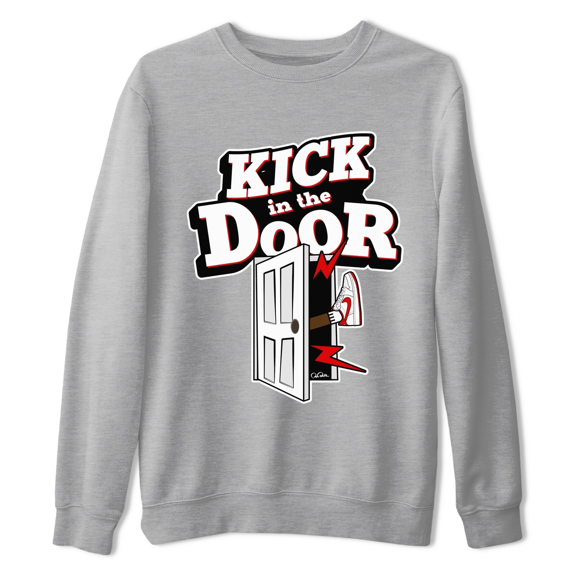 Kick In The Door snkmatch Tee - Air Jordan 1 University Red