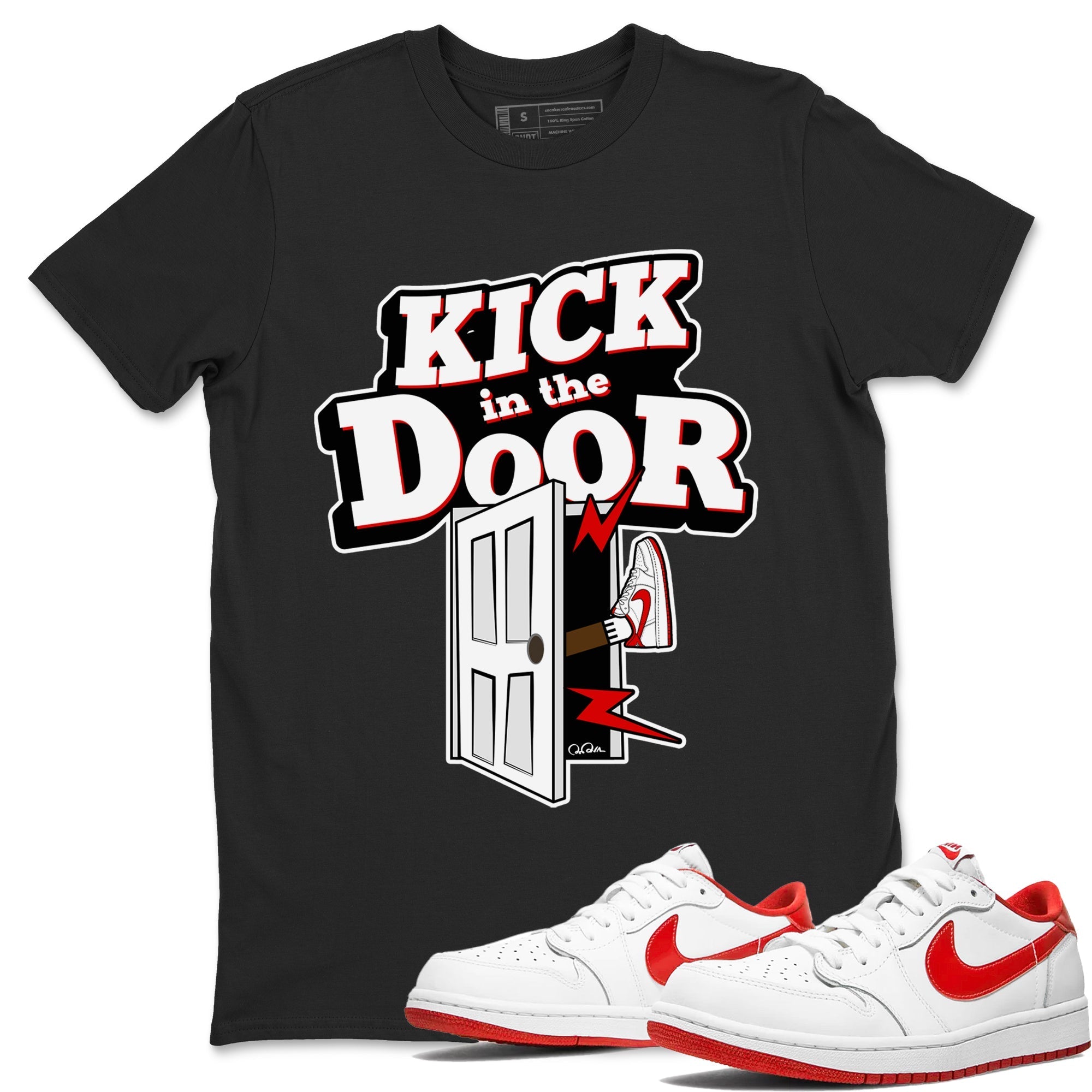 Kick In The Door snkmatch Tee - Air Jordan 1 University Red